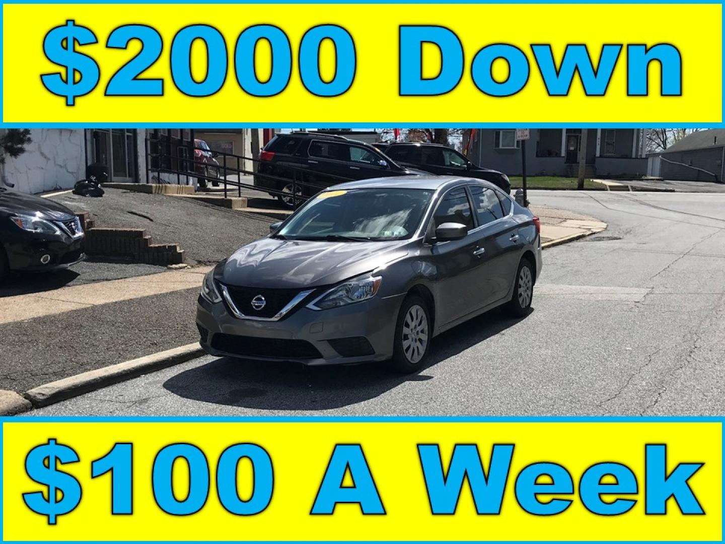 2017 Gray /Gray Nissan Sentra S (3N1AB7AP2HL) with an 1.8L L4 SFI DOHC 16V engine, Automatic transmission, located at 577 Chester Pike, Prospect Park, PA, 19076, (610) 237-1015, 39.886154, -75.302338 - 2017 Nissan Sentra: Backup camera, new PA inspection, great on gas, runs LIKE NEW! This vehicle comes inspected and has been given a bumper to bumper safety check. It is very clean, reliable, and well maintained. We offer a unique pay plan that is known for being the easiest and fastest financing - Photo#0