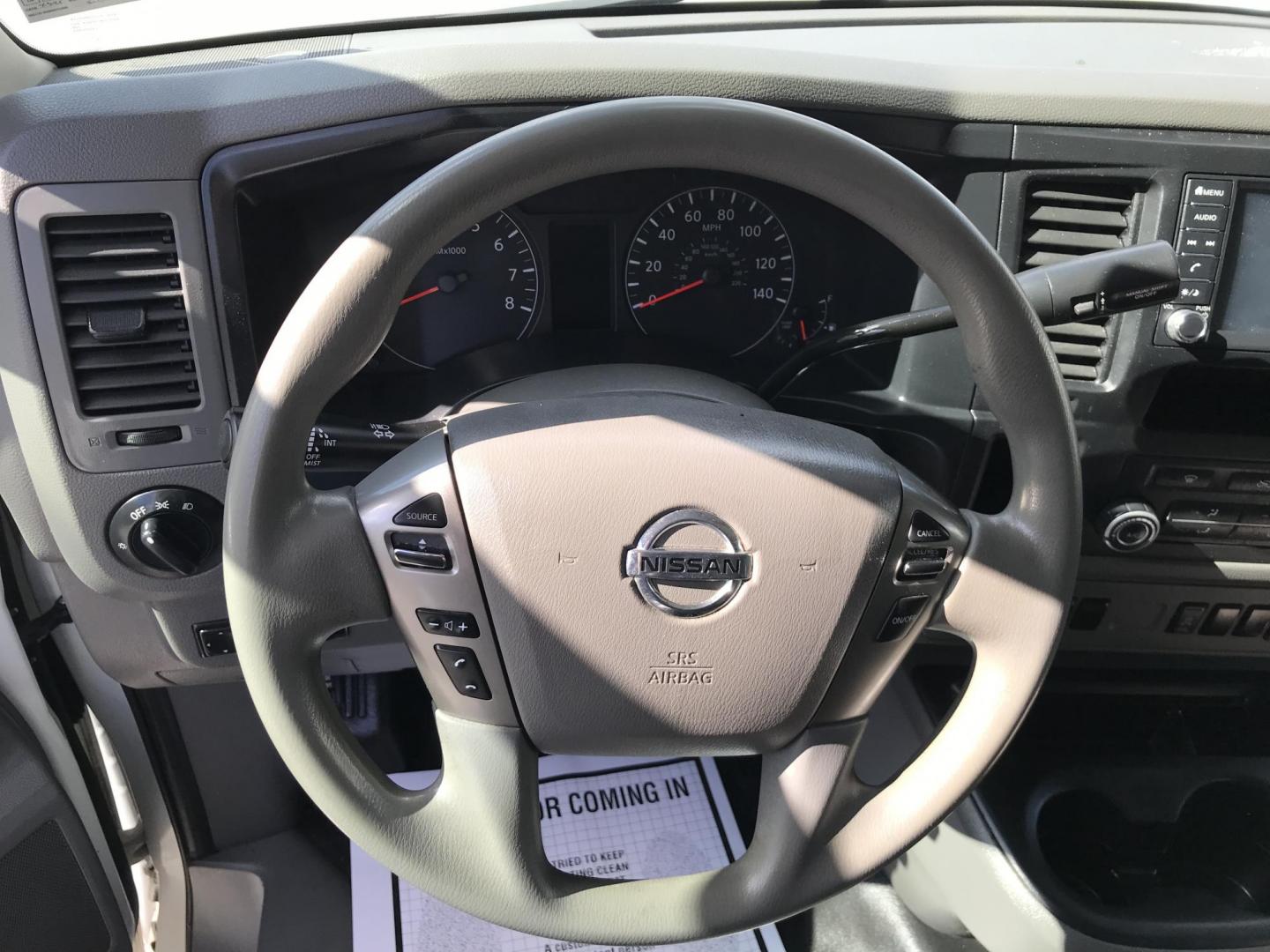 2020 White /Gray Nissan NV Cargo 1500 SV (1N6BF0KM6LN) with an 4.0L V6 engine, 5A transmission, located at 577 Chester Pike, Prospect Park, PA, 19076, (610) 237-1015, 39.886154, -75.302338 - 2020 Nissan NV 1500 Cargo Van: Shelving, backup camera, partition, no side or rear windows, new PA inspection, FLEET MAINTAINED, runs LIKE NEW! This vehicle comes inspected and has been given a bumper to bumper safety check. It is very clean, reliable, and well maintained. We offer a unique pay p - Photo#13