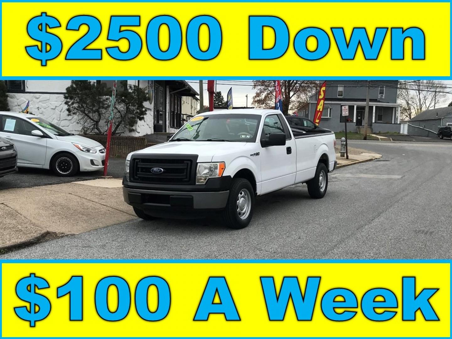 2014 White /Gray Ford F-150 XL (1FTMF1CM0EK) with an 3.7L V6 DOHC 24V engine, 6-Speed Automatic transmission, located at 577 Chester Pike, Prospect Park, PA, 19076, (610) 237-1015, 39.886154, -75.302338 - 2014 Ford F150: 8 Foot Bed, new PA inspection, SUPER CLEAN, runs STRONG! This vehicle comes inspected and has been given a bumper to bumper safety check. It is very clean, reliable, and well maintained. We offer a unique pay plan that is known for being the easiest and fastest financing option in - Photo#0