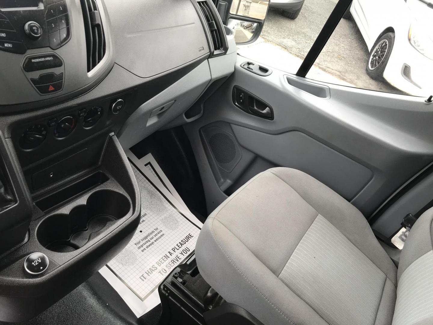 2018 White /Gray Ford Transit 150 Van Low Roof 60/40 Pass. 148-in. WB (1FTYE9ZG6JK) with an 3.5L V6 DOHC 24V engine, 6A transmission, located at 577 Chester Pike, Prospect Park, PA, 19076, (610) 237-1015, 39.886154, -75.302338 - 2018 Ford Transit 150: Ladder racks, shelving, heavy duty partition, no side or rear windows, new PA inspection, FLEET MAINTAINED! This vehicle comes inspected and has been given a bumper to bumper safety check. It is very clean, reliable, and well maintained. We offer a unique pay plan that is k - Photo#10