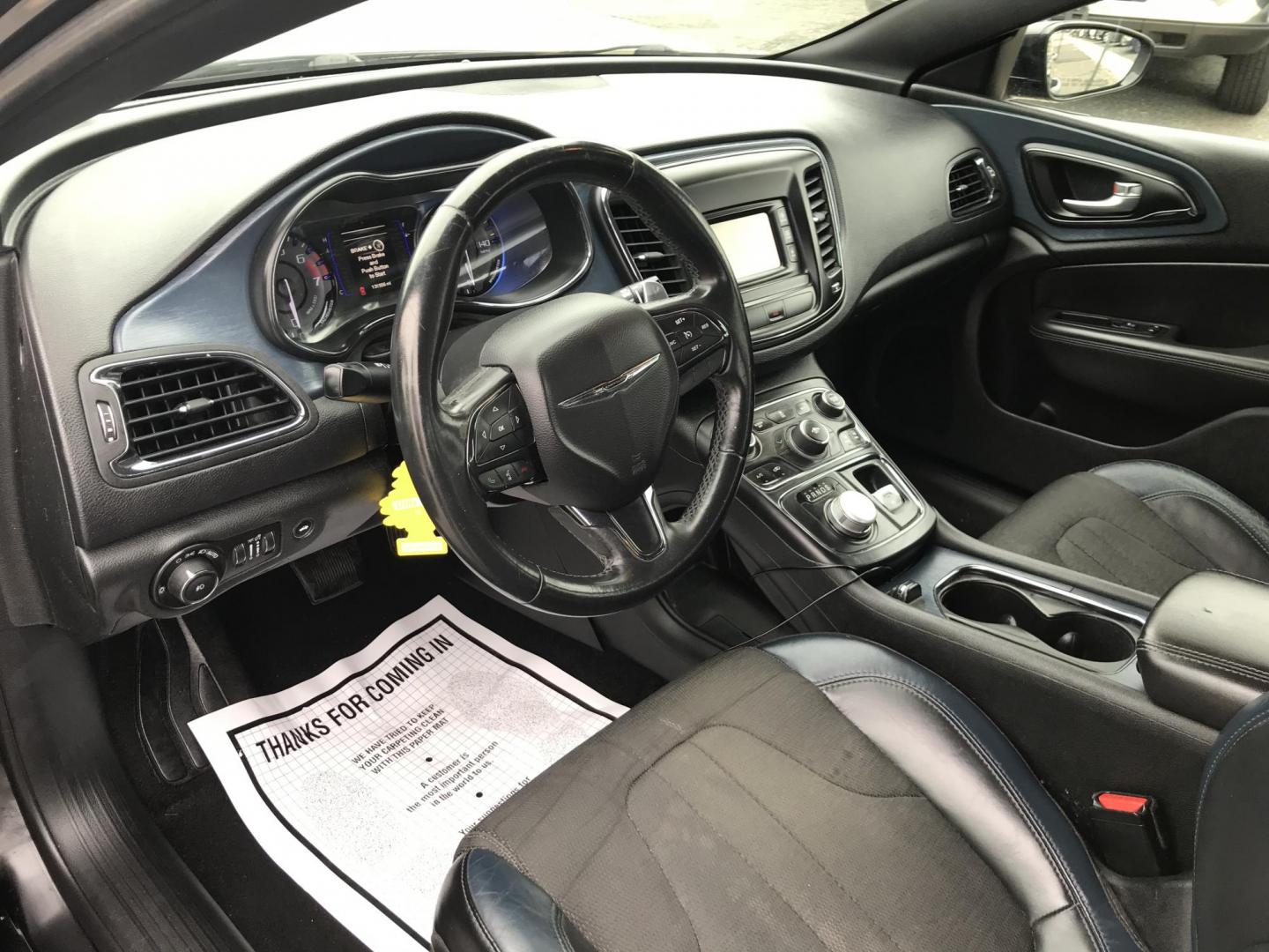 2015 Black /Black Chrysler 200 S (1C3CCCBB3FN) with an 2.4L L4 DOHC 16V engine, 9-Speed Automatic transmission, located at 577 Chester Pike, Prospect Park, PA, 19076, (610) 237-1015, 39.886154, -75.302338 - Photo#11