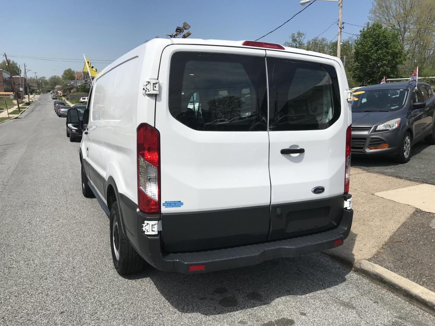 2017 White /Gray Ford Transit 250 Van Low Roof 60/40 Pass.130-in. WB (1FTYR1ZM1HK) with an 3.7L V6 DOHC 24V engine, 6A transmission, located at 577 Chester Pike, Prospect Park, PA, 19076, (610) 237-1015, 39.886154, -75.302338 - 2017 Ford Transit 250: Backup camera, new PA inspection, FLEET MAINTAINED, runs LIKE NEW! This vehicle comes inspected and has been given a bumper to bumper safety check. It is very clean, reliable, and well maintained. We offer a unique pay plan that is known for being the easiest and fastest fi - Photo#3