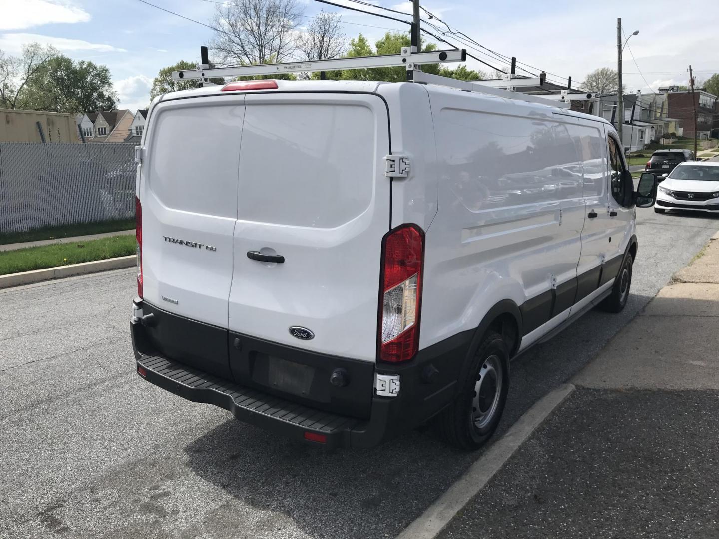 2017 White /Gray Ford Transit 150 Van Low Roof 60/40 Pass. 148-in. WB (1FTYE9ZG2HK) with an 3.5L V6 DOHC 24V engine, 6A transmission, located at 577 Chester Pike, Prospect Park, PA, 19076, (610) 237-1015, 39.886154, -75.302338 - 2017 Ford Transit 150 Extended Body: Ladder racks, shelving, backup camera, partition, FLEET MAINTAINED, runs LIKE NEW! This vehicle comes inspected and has been given a bumper to bumper safety check. It is very clean, reliable, and well maintained. We offer a unique pay plan that is known for be - Photo#4