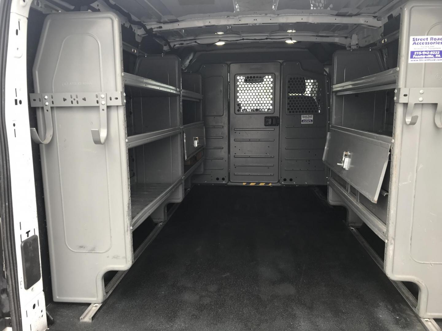 2017 White /Gray Ford Transit 250 Van Low Roof 60/40 Pass.130-in. WB (1FTYR1ZM1HK) with an 3.7L V6 DOHC 24V engine, 6A transmission, located at 577 Chester Pike, Prospect Park, PA, 19076, (610) 237-1015, 39.886154, -75.302338 - 2017 Ford Transit 250: Ladder racks, shelving, backup camera, no side or rear windows, new PA inspection, partition, FLEET MAINTAINED! This vehicle comes inspected and has been given a bumper to bumper safety check. It is very clean, reliable, and well maintained. We offer a unique pay plan that - Photo#14