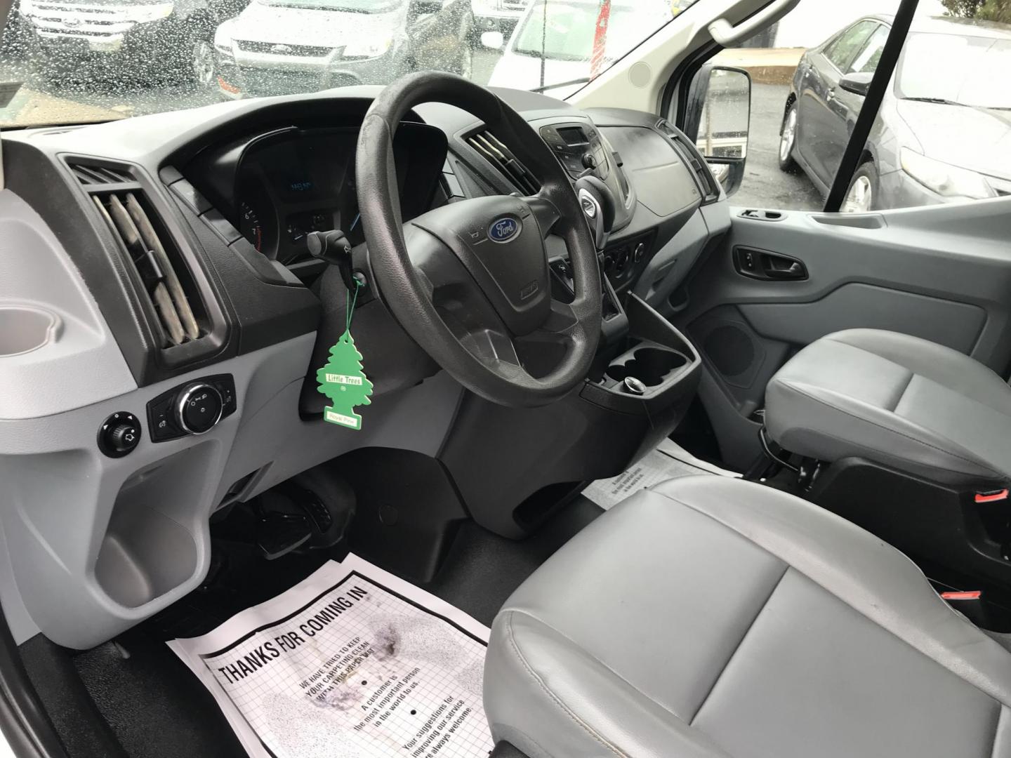 2017 White /Gray Ford Transit 250 Van Low Roof 60/40 Pass.130-in. WB (1FTYR1ZM1HK) with an 3.7L V6 DOHC 24V engine, 6A transmission, located at 577 Chester Pike, Prospect Park, PA, 19076, (610) 237-1015, 39.886154, -75.302338 - 2017 Ford Transit 250: Ladder racks, shelving, backup camera, no side or rear windows, new PA inspection, partition, FLEET MAINTAINED! This vehicle comes inspected and has been given a bumper to bumper safety check. It is very clean, reliable, and well maintained. We offer a unique pay plan that - Photo#8