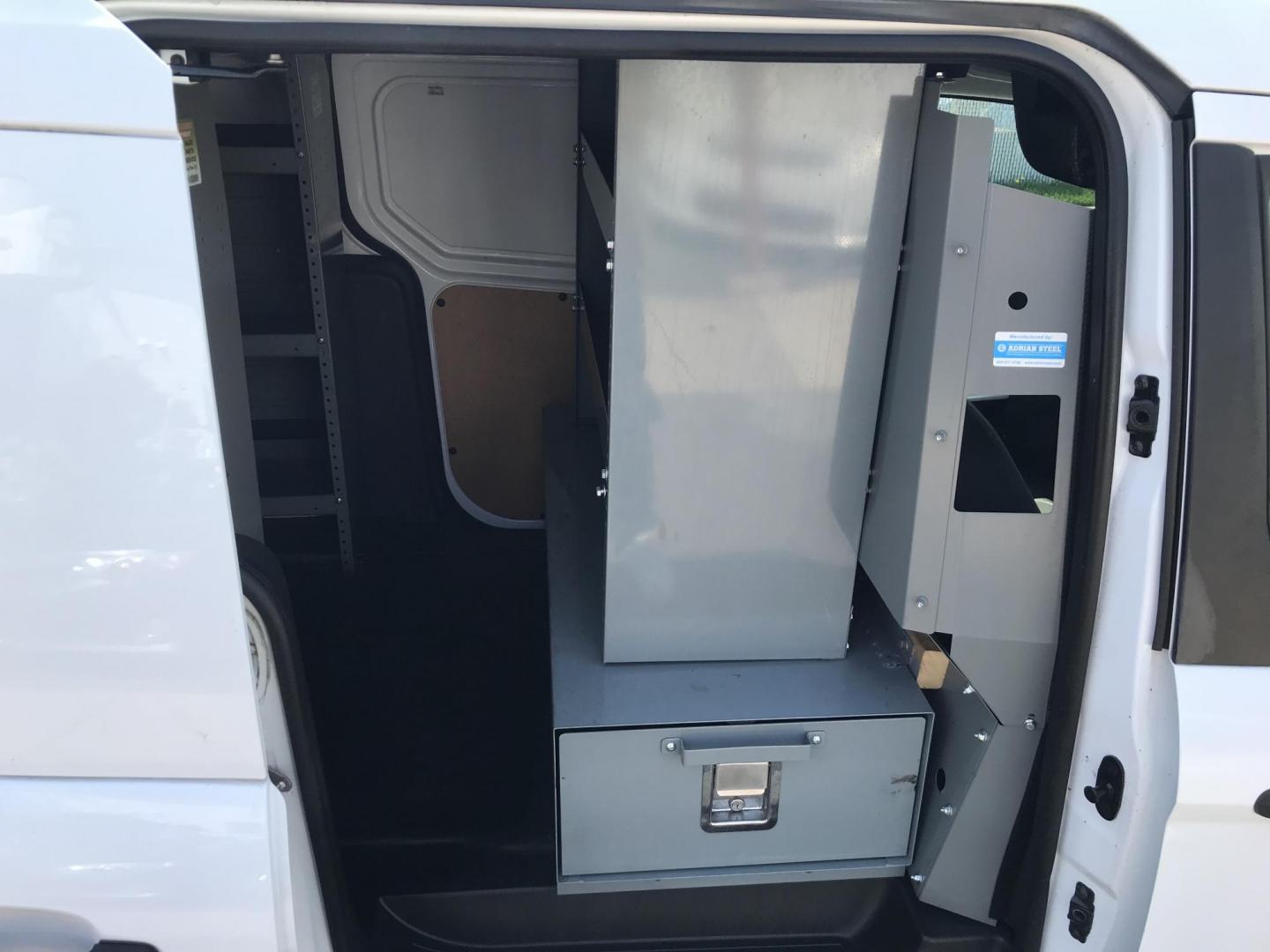 2018 White /Gray Ford Transit Connect Cargo Van XLT LWB w/Rear 180 Degree Door (NM0LS7F71J1) with an 2.5L L4 DOHC 16V engine, 6A transmission, located at 577 Chester Pike, Prospect Park, PA, 19076, (610) 237-1015, 39.886154, -75.302338 - Photo#19