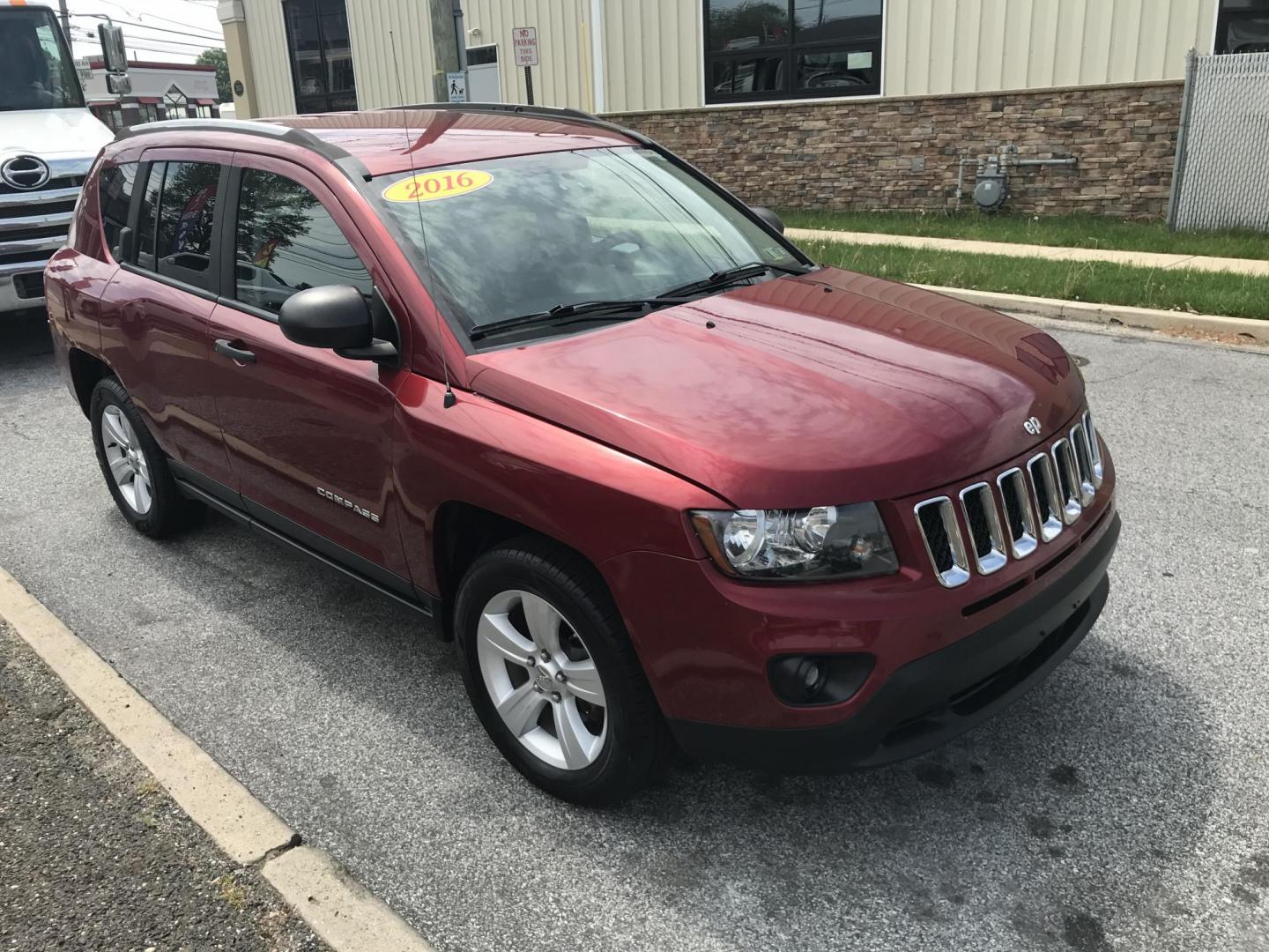 2016 Maroon /Black Jeep Compass Sport 4WD (1C4NJDBB8GD) with an 2.4L L4 DOHC 16V engine, Automatic transmission, located at 577 Chester Pike, Prospect Park, PA, 19076, (610) 237-1015, 39.886154, -75.302338 - 2016 Jeep Compass Sport: Only 126k miles, 4x4, new PA inspection, great on gas, runs LIKE NEW! This vehicle comes inspected and has been given a bumper to bumper safety check. It is very clean, reliable, and well maintained. We offer a unique pay plan that is known for being the easiest and faste - Photo#3