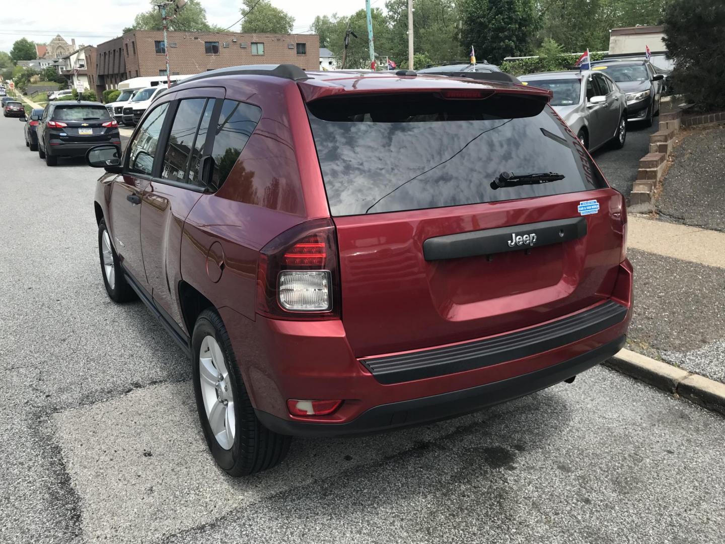 2016 Maroon /Black Jeep Compass Sport 4WD (1C4NJDBB8GD) with an 2.4L L4 DOHC 16V engine, Automatic transmission, located at 577 Chester Pike, Prospect Park, PA, 19076, (610) 237-1015, 39.886154, -75.302338 - 2016 Jeep Compass Sport: Only 126k miles, 4x4, new PA inspection, great on gas, runs LIKE NEW! This vehicle comes inspected and has been given a bumper to bumper safety check. It is very clean, reliable, and well maintained. We offer a unique pay plan that is known for being the easiest and faste - Photo#5