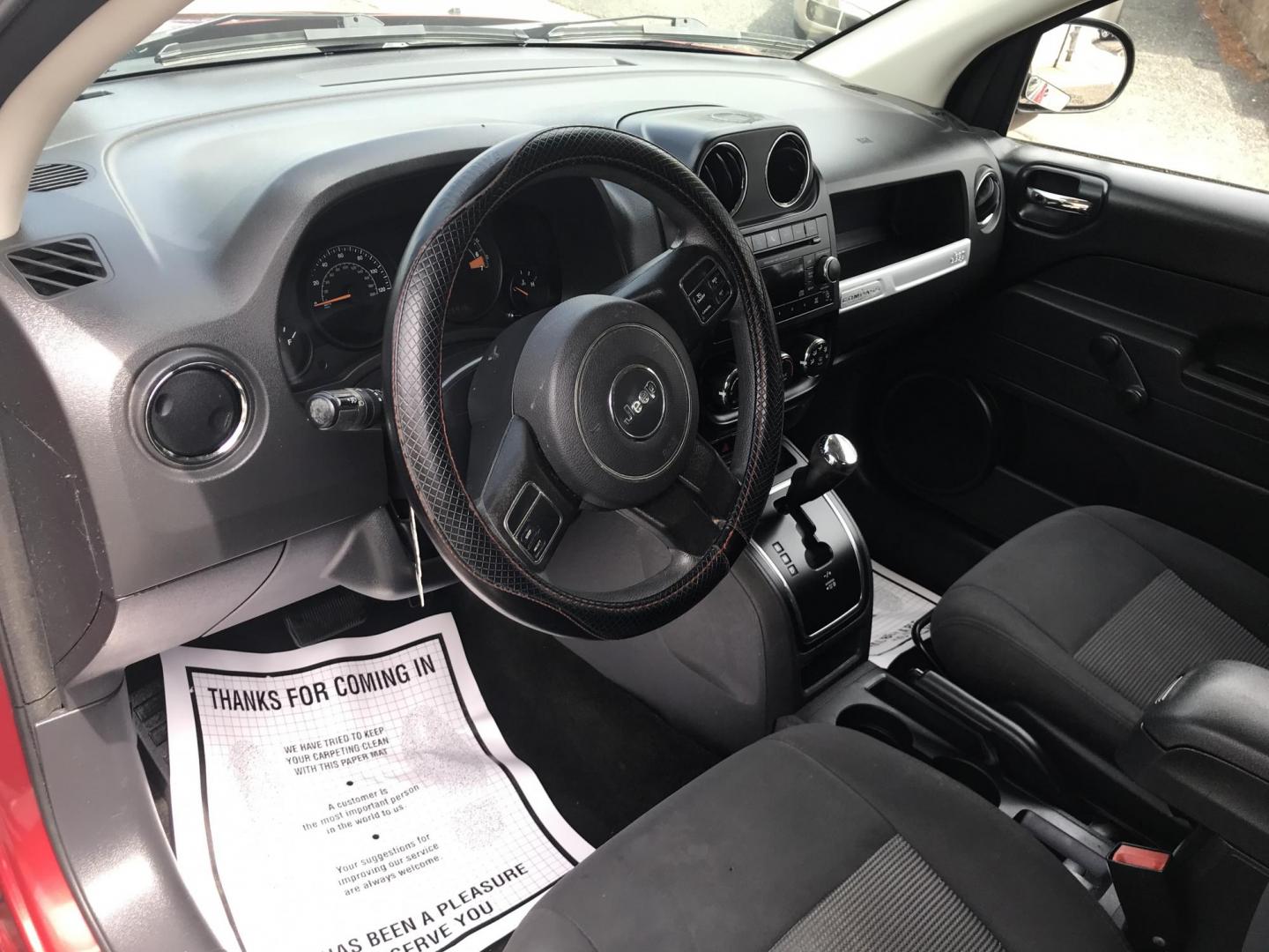 2016 Maroon /Black Jeep Compass Sport 4WD (1C4NJDBB8GD) with an 2.4L L4 DOHC 16V engine, Automatic transmission, located at 577 Chester Pike, Prospect Park, PA, 19076, (610) 237-1015, 39.886154, -75.302338 - 2016 Jeep Compass Sport: Only 126k miles, 4x4, new PA inspection, great on gas, runs LIKE NEW! This vehicle comes inspected and has been given a bumper to bumper safety check. It is very clean, reliable, and well maintained. We offer a unique pay plan that is known for being the easiest and faste - Photo#8