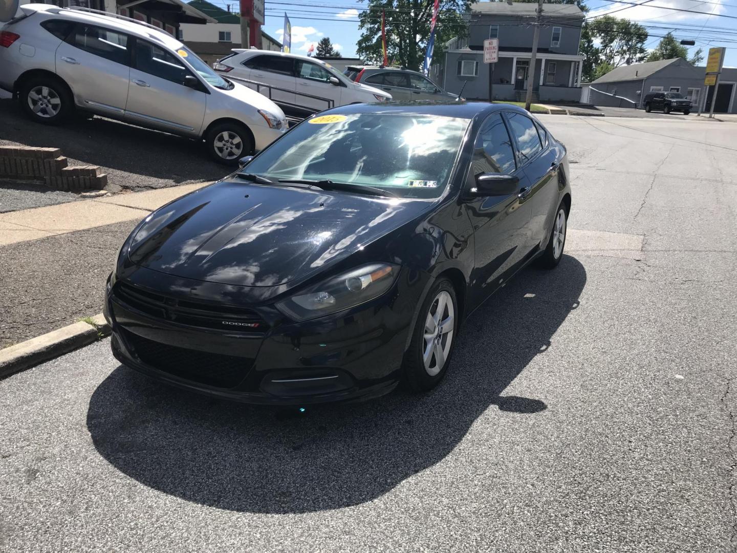 2015 Black Dodge Dart SXT (1C3CDFBB6FD) with an 2.4L L4 DOHC 16V engine, Automatic transmission, located at 577 Chester Pike, Prospect Park, PA, 19076, (610) 237-1015, 39.886154, -75.302338 - 2015 Dodge Dart SXT: Only 133k miles, new PA inspection, great on gas, SUPER CLEAN, runs LIKE NEW! This vehicle comes inspected and has been given a bumper to bumper safety check. It is very clean, reliable, and well maintained. We offer a unique pay plan that is known for being the easiest and f - Photo#2