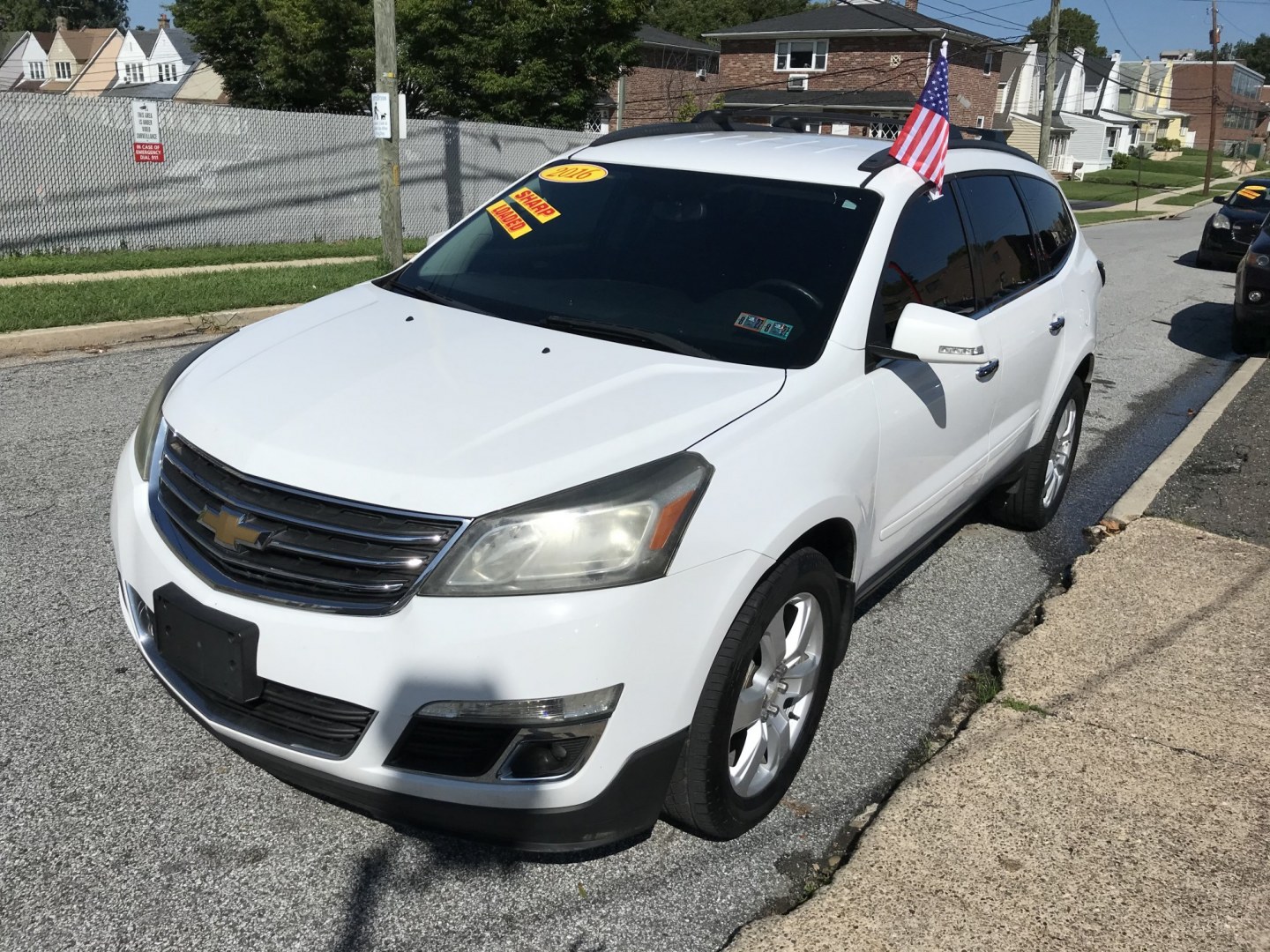 2016 White Chevrolet Traverse 1LT (1GNKRGKD6GJ) with an 3.6L V6 DOHC 24V engine, 6A transmission, located at 577 Chester Pike, Prospect Park, PA, 19076, (610) 237-1015, 39.886154, -75.302338 - 2016 Chevrolet Traverse LT: 3rd row seating, backup camera, new PA inspection, SUPER CLEAN, runs LIKE NEW! This vehicle comes inspected and has been given a bumper to bumper safety check. It is very clean, reliable, and well maintained. We offer a unique pay plan that is known for being the easie- Photo#3