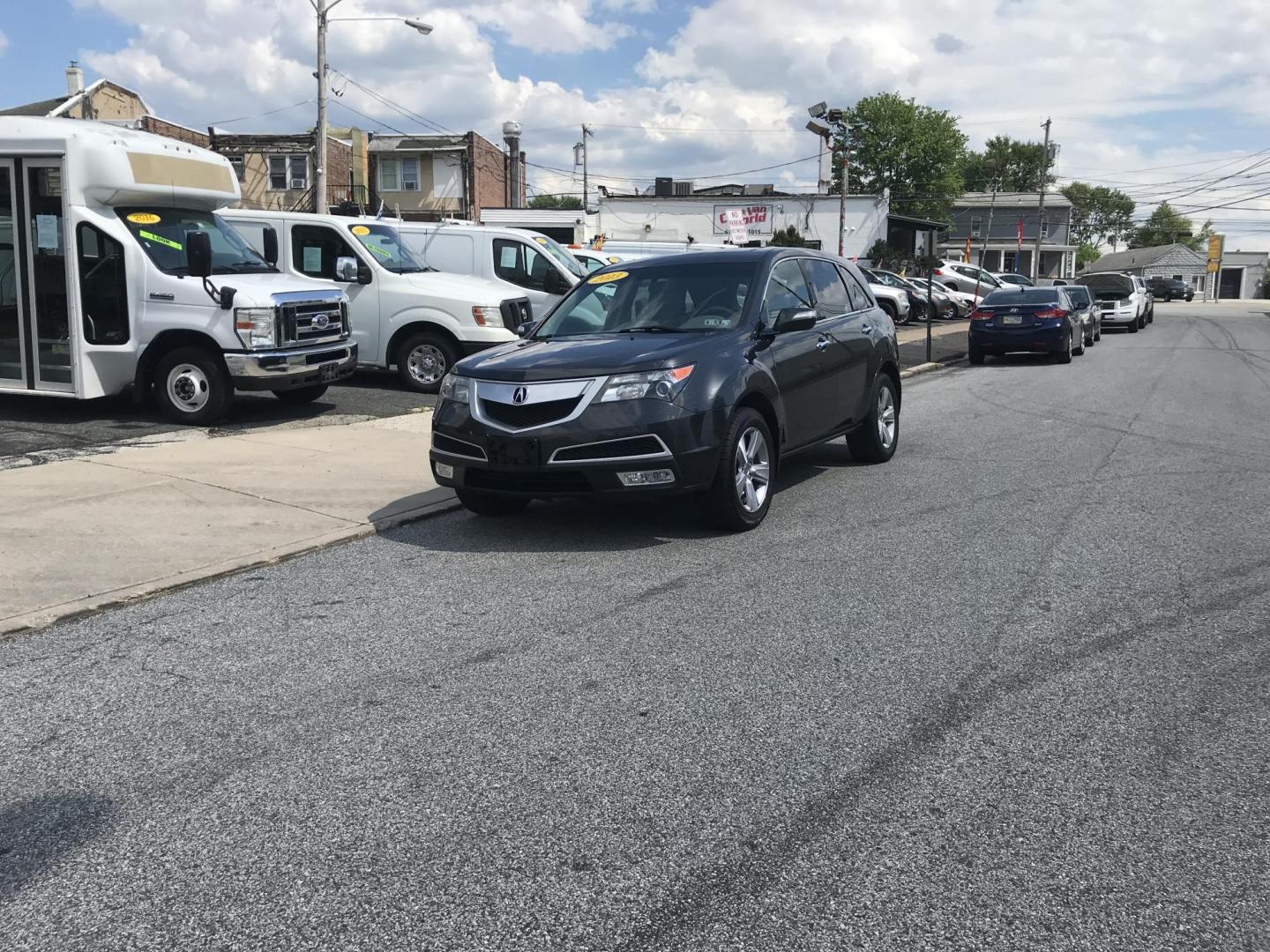 2013 Green /Beige Acura MDX 6-Spd AT w/Tech Package (2HNYD2H32DH) with an 3.5L V6 SOHC 24V engine, 6-Speed Automatic transmission, located at 577 Chester Pike, Prospect Park, PA, 19076, (610) 237-1015, 39.886154, -75.302338 - 2013 Acura MDX: 3rd row seating, navigation system, backup camera, AWD, sunroof, heated seats, SUPER CLEAN, runs LIKE NEW! This vehicle comes inspected and has been given a bumper to bumper safety check. It is very clean, reliable, and well maintained. We offer a unique pay plan that is known for - Photo#1
