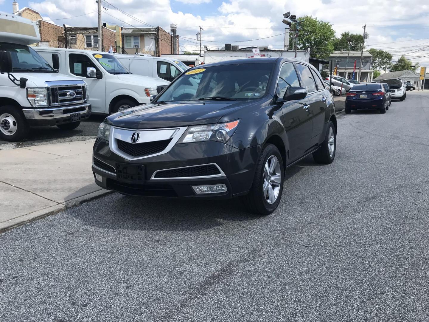2013 Green /Beige Acura MDX 6-Spd AT w/Tech Package (2HNYD2H32DH) with an 3.5L V6 SOHC 24V engine, 6-Speed Automatic transmission, located at 577 Chester Pike, Prospect Park, PA, 19076, (610) 237-1015, 39.886154, -75.302338 - 2013 Acura MDX: 3rd row seating, navigation system, backup camera, AWD, sunroof, heated seats, SUPER CLEAN, runs LIKE NEW! This vehicle comes inspected and has been given a bumper to bumper safety check. It is very clean, reliable, and well maintained. We offer a unique pay plan that is known for - Photo#2