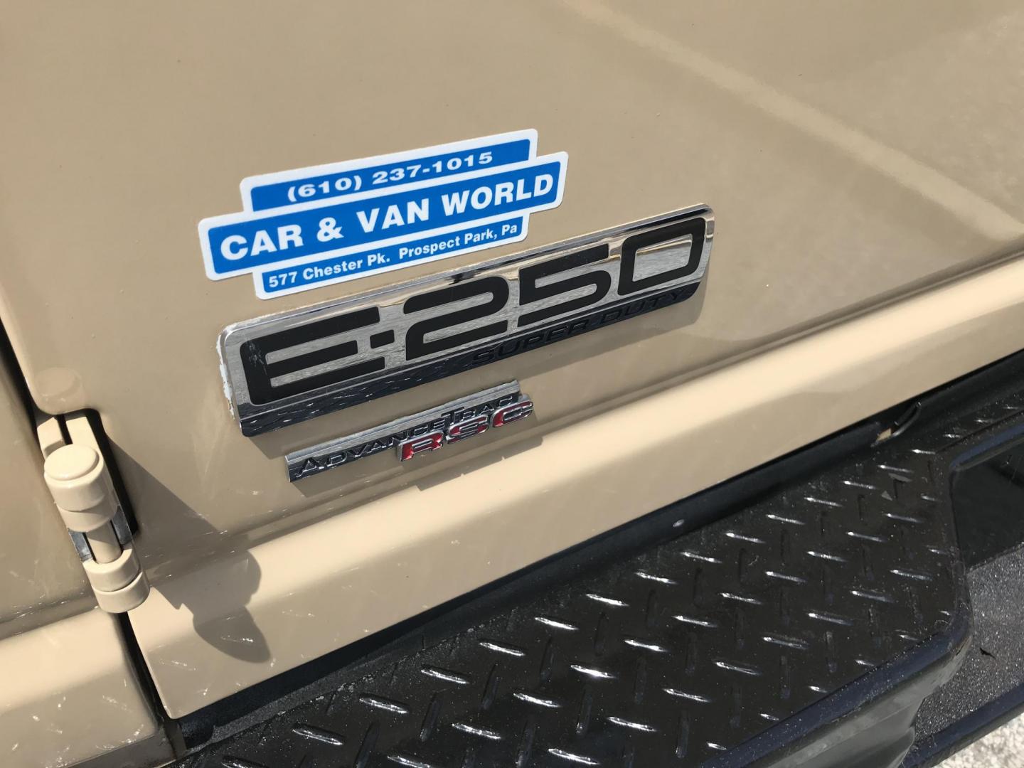 2013 Tan /Gray Ford E-Series Van E-250 (1FTNE2EW0DD) with an 4.6L V8 SOHC 16V engine, 4-Speed Automatic transmission, located at 577 Chester Pike, Prospect Park, PA, 19076, (610) 237-1015, 39.886154, -75.302338 - 2013 Ford Econoline E250 Cargo Van: 4 new tires, ladder racks, shelving, new PA inspection, FLEET MAINTAINED, runs LIKE NEW! This vehicle comes inspected and has been given a bumper to bumper safety check. It is very clean, reliable, and well maintained. We offer a unique pay plan that is known f - Photo#6