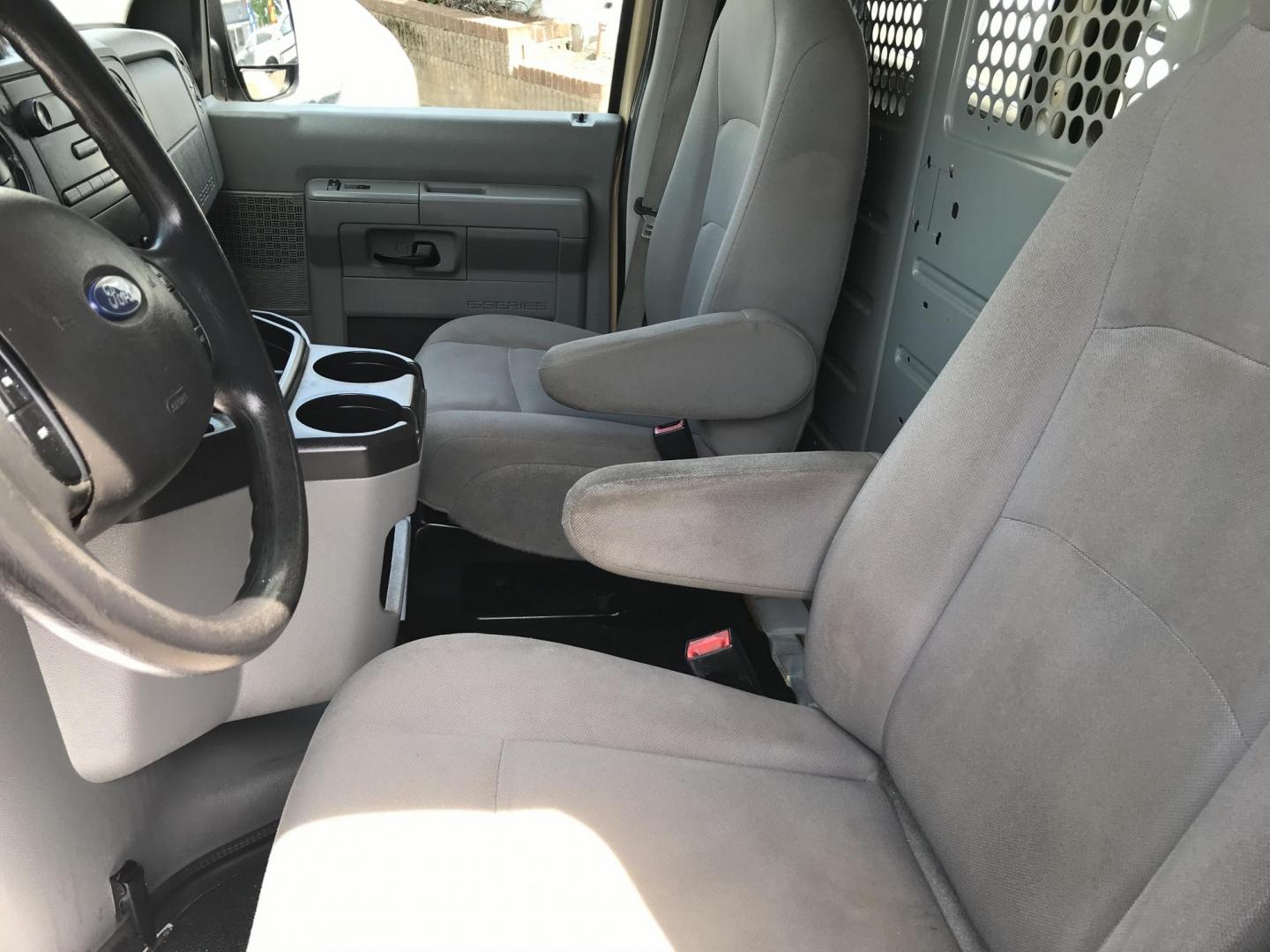 2013 Tan /Gray Ford E-Series Van E-250 (1FTNE2EW0DD) with an 4.6L V8 SOHC 16V engine, 4-Speed Automatic transmission, located at 577 Chester Pike, Prospect Park, PA, 19076, (610) 237-1015, 39.886154, -75.302338 - 2013 Ford Econoline E250 Cargo Van: 4 new tires, ladder racks, shelving, new PA inspection, FLEET MAINTAINED, runs LIKE NEW! This vehicle comes inspected and has been given a bumper to bumper safety check. It is very clean, reliable, and well maintained. We offer a unique pay plan that is known f - Photo#10