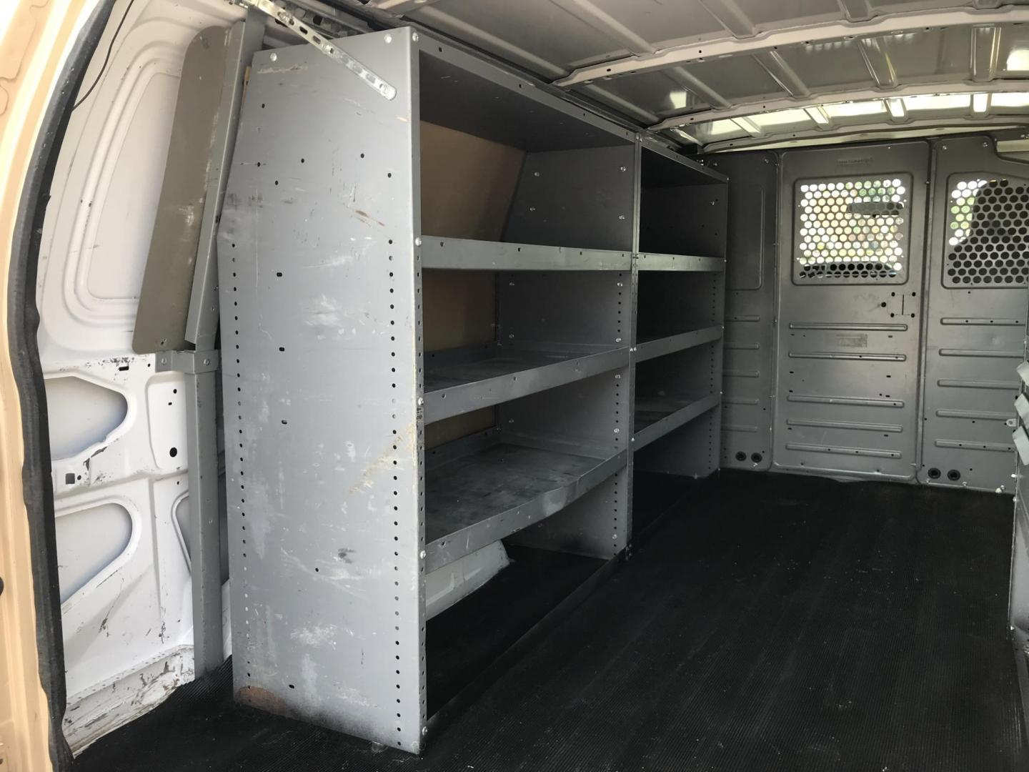 2013 Tan /Gray Ford E-Series Van E-250 (1FTNE2EW0DD) with an 4.6L V8 SOHC 16V engine, 4-Speed Automatic transmission, located at 577 Chester Pike, Prospect Park, PA, 19076, (610) 237-1015, 39.886154, -75.302338 - 2013 Ford Econoline E250 Cargo Van: 4 new tires, ladder racks, shelving, new PA inspection, FLEET MAINTAINED, runs LIKE NEW! This vehicle comes inspected and has been given a bumper to bumper safety check. It is very clean, reliable, and well maintained. We offer a unique pay plan that is known f - Photo#16