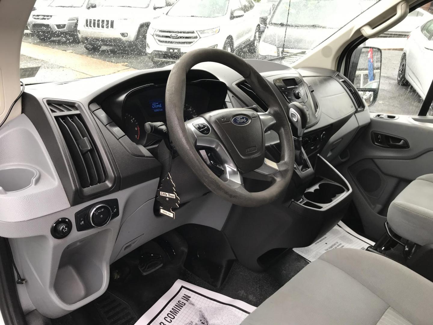 2016 White /Gray Ford Transit 150 Van Low Roof 60/40 Pass. 148-in. WB (1FTYE9ZG1GK) with an 3.5L V6 DOHC 24V engine, 6A transmission, located at 577 Chester Pike, Prospect Park, PA, 19076, (610) 237-1015, 39.886154, -75.302338 - 2016 Ford Transit 150: Extended body, backup camera, no side or rear windows, shelving, partition, FLEET MAINTAINED, RUNS LIKE NEW! This vehicle comes inspected and has been given a bumper to bumper safety check. It is very clean, reliable, and well maintained. We offer a unique pay plan that is - Photo#11