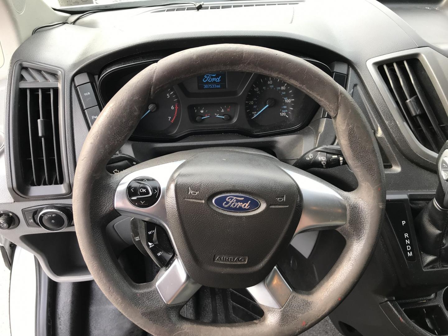 2016 White /Gray Ford Transit 150 Van Low Roof 60/40 Pass. 148-in. WB (1FTYE9ZG1GK) with an 3.5L V6 DOHC 24V engine, 6A transmission, located at 577 Chester Pike, Prospect Park, PA, 19076, (610) 237-1015, 39.886154, -75.302338 - 2016 Ford Transit 150: Extended body, backup camera, no side or rear windows, engine and trans are STRONG! *Has check engine light for catalytic converter*- Photo#10