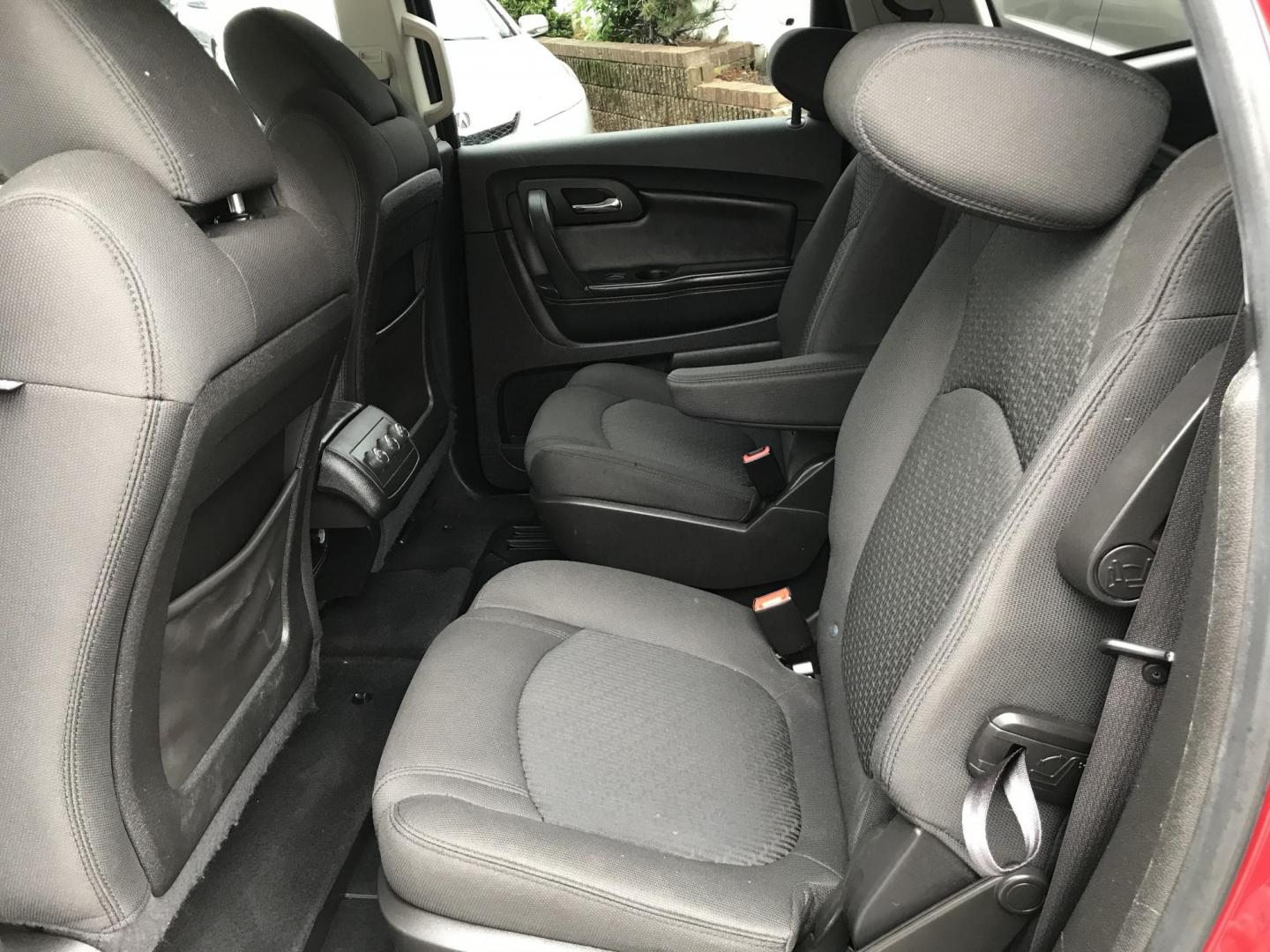 2012 Red /Gray Chevrolet Traverse LT AWD (1GNKVGED9CJ) with an 3.6L V6 DOHC 24V engine, 6-Speed Automatic transmission, located at 577 Chester Pike, Prospect Park, PA, 19076, (610) 237-1015, 39.886154, -75.302338 - 2012 Chevy Traverse LT: AWD, 3rd row seating, backup camera, new PA inspection, SUPER CLEAN, runs LIKE NEW! This vehicle comes inspected and has been given a bumper to bumper safety check. It is very clean, reliable, and well maintained. We offer a unique pay plan that is known for being the easi - Photo#17