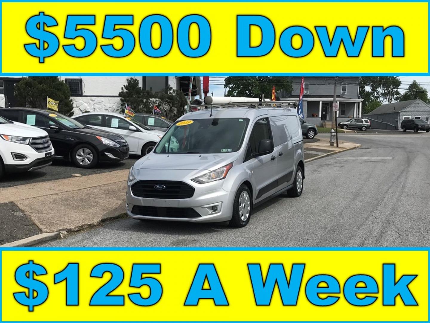 2019 Silver /Black Ford Transit Connect Cargo Van XLT LWB (NM0LS7F20K1) with an 2.5L L4 DOHC 16V engine, 6A transmission, located at 577 Chester Pike, Prospect Park, PA, 19076, (610) 237-1015, 39.886154, -75.302338 - 2019 Ford Transit Connect: Ladder racks, shelving, backup camera, navigation system, new PA inspection, SUPER CLEAN, runs LIKE NEW! This vehicle comes inspected and has been given a bumper to bumper safety check. It is very clean, reliable, and well maintained. We offer a unique pay plan that is - Photo#0