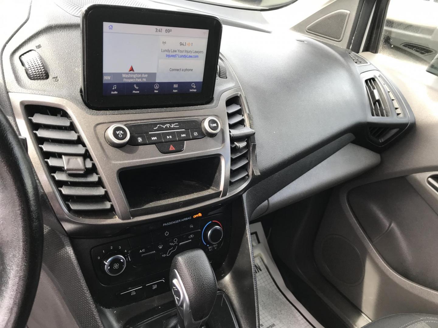 2019 Silver /Black Ford Transit Connect Cargo Van XLT LWB (NM0LS7F20K1) with an 2.5L L4 DOHC 16V engine, 6A transmission, located at 577 Chester Pike, Prospect Park, PA, 19076, (610) 237-1015, 39.886154, -75.302338 - 2019 Ford Transit Connect: Ladder racks, shelving, backup camera, navigation system, new PA inspection, SUPER CLEAN, runs LIKE NEW! This vehicle comes inspected and has been given a bumper to bumper safety check. It is very clean, reliable, and well maintained. We offer a unique pay plan that is - Photo#13