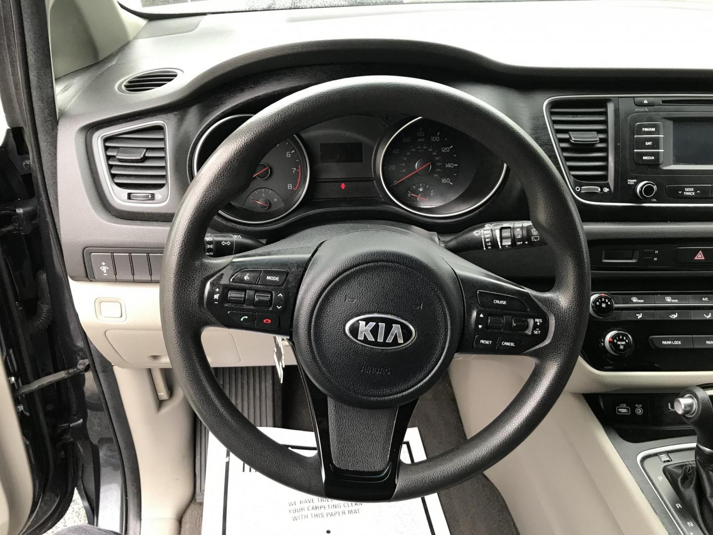 2015 Blue /Gray Kia Sedona LX (KNDMB5C10F6) with an 3.3L V6 DOHC 24V engine, 6-Speed Automatic transmission, located at 577 Chester Pike, Prospect Park, PA, 19076, (610) 237-1015, 39.886154, -75.302338 - 2015 Kia Sedona LX: Backup camera, new PA inspection, SUPER CLEAN, runs LIKE NEW! This vehicle comes inspected and has been given a bumper to bumper safety check. It is very clean, reliable, and well maintained. We offer a unique pay plan that is known for being the easiest and fastest financing - Photo#10