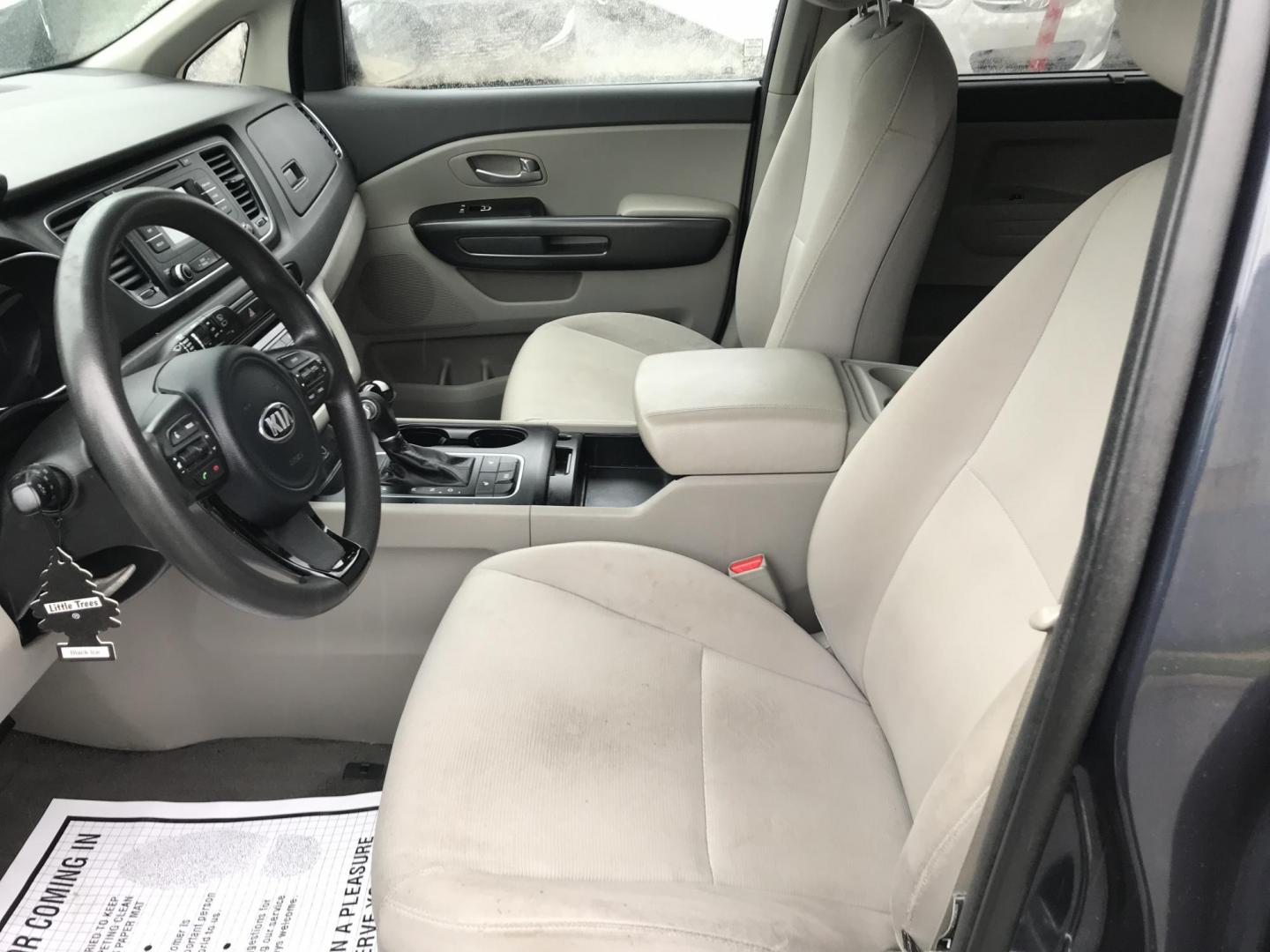 2015 Blue /Gray Kia Sedona LX (KNDMB5C10F6) with an 3.3L V6 DOHC 24V engine, 6-Speed Automatic transmission, located at 577 Chester Pike, Prospect Park, PA, 19076, (610) 237-1015, 39.886154, -75.302338 - 2015 Kia Sedona LX: Backup camera, new PA inspection, SUPER CLEAN, runs LIKE NEW! This vehicle comes inspected and has been given a bumper to bumper safety check. It is very clean, reliable, and well maintained. We offer a unique pay plan that is known for being the easiest and fastest financing - Photo#8