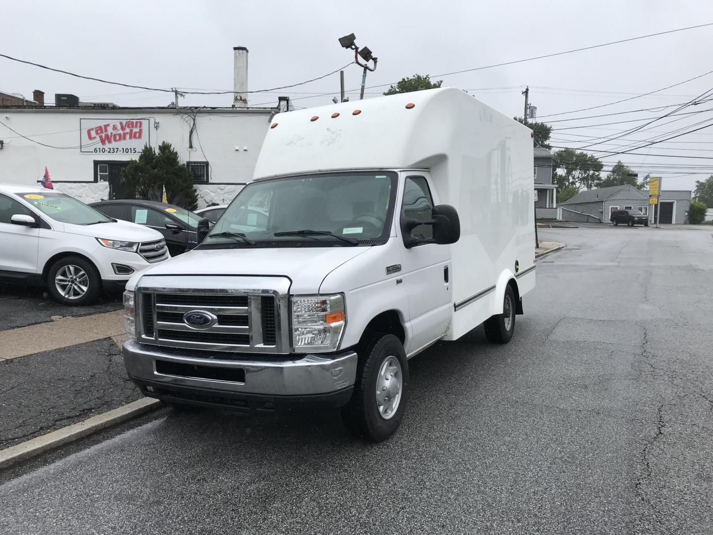 2017 White /Gray Ford Econoline (1FDWE3F6XHD) with an 6.2L V8 OHV 16V engine, 6A transmission, located at 577 Chester Pike, Prospect Park, PA, 19076, (610) 237-1015, 39.886154, -75.302338 - 2017 Ford E350 Box Truck: Has shelving, SUPER CLEAN, runs LIKE NEW! Dimensions: 12' long, 6'3" wide, 6'7" high. This vehicle comes inspected and has been given a bumper to bumper safety check. It is very clean, reliable, and well maintained. We offer a unique pay plan that is known for being the - Photo#2