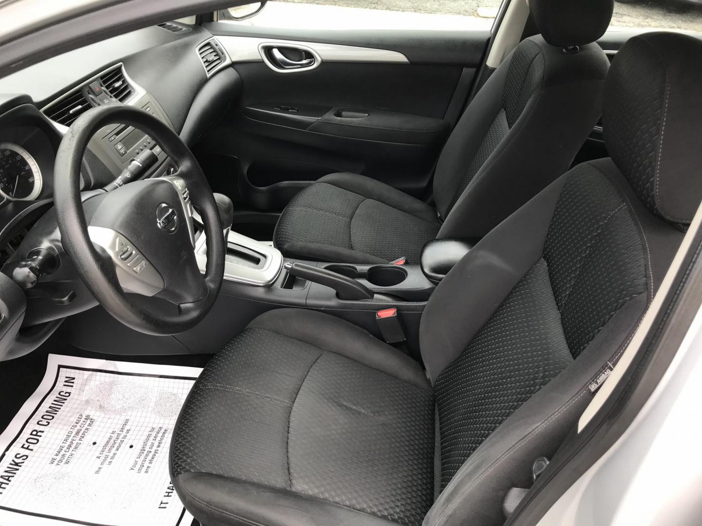 2014 Silver /Gray Nissan Sentra S (3N1AB7AP2EY) with an 1.8L L4 SFI DOHC 16V engine, Automatic transmission, located at 577 Chester Pike, Prospect Park, PA, 19076, (610) 237-1015, 39.886154, -75.302338 - 2014 Nissan Sentra: Only 84k miles, new PA inspection, great on gas, SUPER CLEAN, runs LIKE NEW! This vehicle comes inspected and has been given a bumper to bumper safety check. It is very clean, reliable, and well maintained. We offer a unique pay plan that is known for being the easiest and fas - Photo#9
