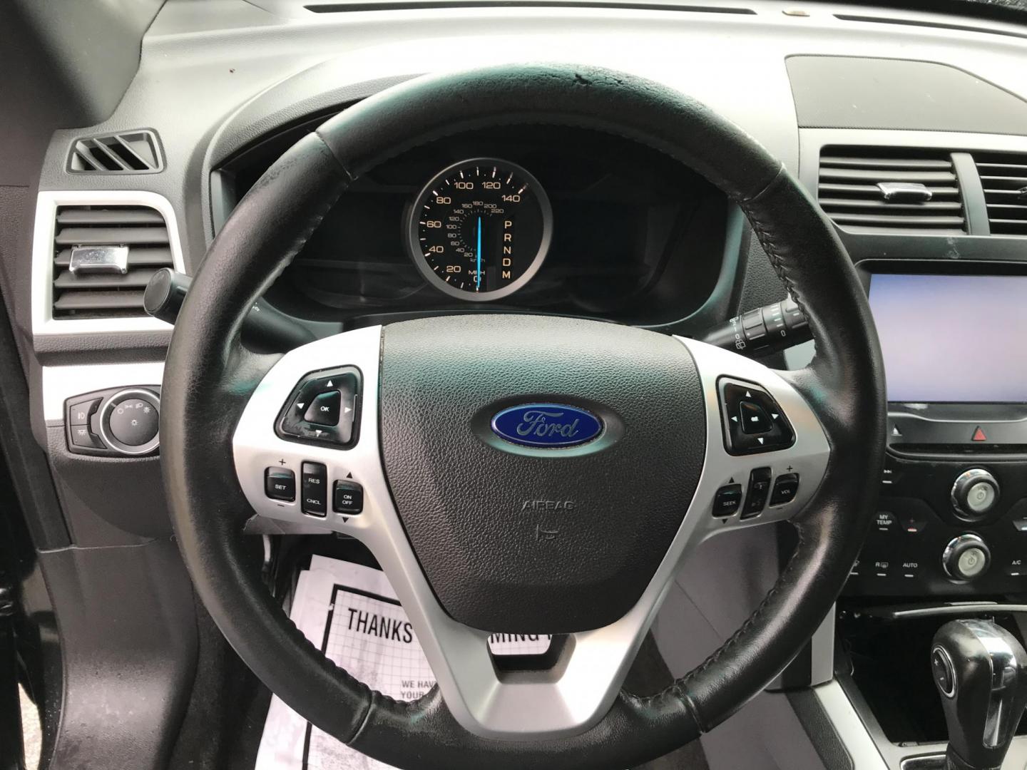 2013 Black /Black Ford Explorer XLT 4WD (1FM5K8D80DG) with an 3.5L V6 DOHC 24V engine, 6-Speed Automatic transmission, located at 577 Chester Pike, Prospect Park, PA, 19076, (610) 237-1015, 39.886154, -75.302338 - 2013 Ford Explorer XLT: 3rd row seating, 4x4, new PA inspection, SUPER CLEAN, runs LIKE NEW! This vehicle comes inspected and has been given a bumper to bumper safety check. It is very clean, reliable, and well maintained. We offer a unique pay plan that is known for being the easiest and fastest - Photo#11
