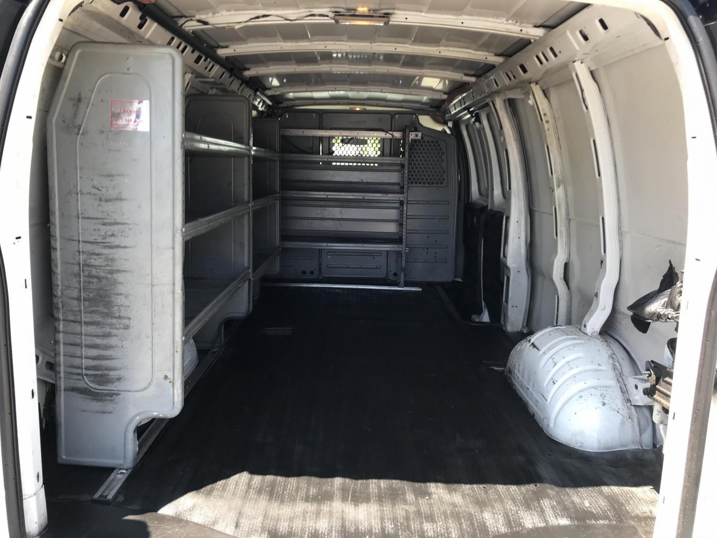 2011 White /Gray Chevrolet Express 2500 Cargo Extended (1GCWGGCG8B1) with an 6.0L V8 OHV 16V FFV engine, 4-Speed Automatic transmission, located at 577 Chester Pike, Prospect Park, PA, 19076, (610) 237-1015, 39.886154, -75.302338 - 2011 Chevy Express 2500 Extended Body: Has shelving, new PA inspection, SUPER CLEAN, FLEET MAINTAINED! This vehicle comes inspected and has been given a bumper to bumper safety check. It is very clean, reliable, and well maintained. We offer a unique pay plan that is known for being the easiest a - Photo#13