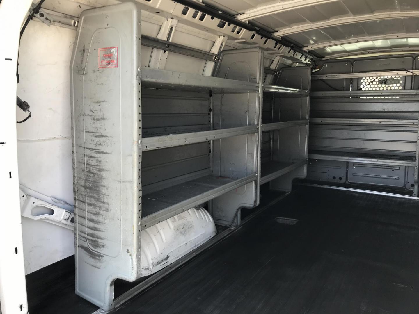 2011 White /Gray Chevrolet Express 2500 Cargo Extended (1GCWGGCG8B1) with an 6.0L V8 OHV 16V FFV engine, 4-Speed Automatic transmission, located at 577 Chester Pike, Prospect Park, PA, 19076, (610) 237-1015, 39.886154, -75.302338 - 2011 Chevy Express 2500 Extended Body: Has shelving, new PA inspection, SUPER CLEAN, FLEET MAINTAINED! This vehicle comes inspected and has been given a bumper to bumper safety check. It is very clean, reliable, and well maintained. We offer a unique pay plan that is known for being the easiest a - Photo#14