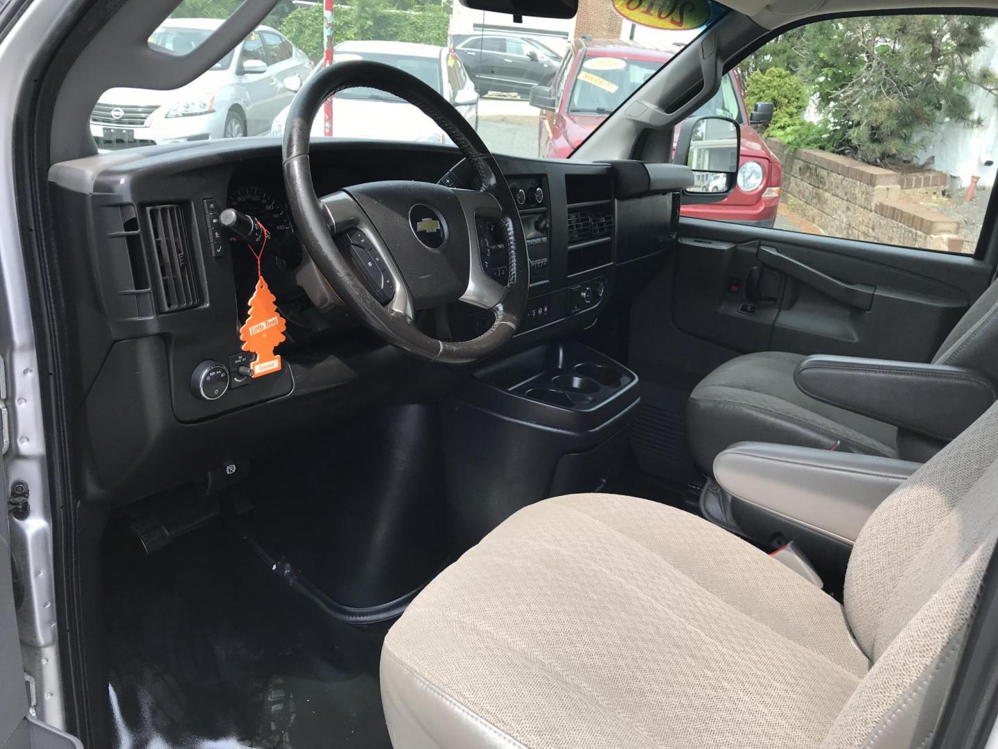 2018 Silver /Gray Chevrolet Express 3500 Cargo (1GCZGGFG3J1) with an 6.0L V8 OHV 16V FFV engine, 6A transmission, located at 577 Chester Pike, Prospect Park, PA, 19076, (610) 237-1015, 39.886154, -75.302338 - 2018 Chevrolet Express 3500 Cargo Van: Ladder racks, shelving, no side or rear windows, new PA inspection, runs LIKE NEW! This vehicle comes inspected and has been given a bumper to bumper safety check. It is very clean, reliable, and well maintained. We offer a unique pay plan that is known for - Photo#7