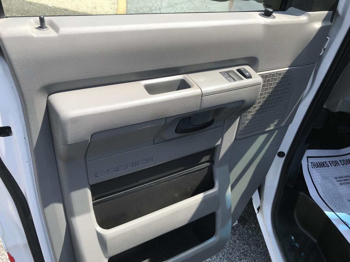 2013 White /Gray Ford E-Series Van E-350 Super Duty Extended (1FTSS3EL7DD) with an 5.4L V8 SOHC 16V FFV engine, 6-Speed Automatic transmission, located at 577 Chester Pike, Prospect Park, PA, 19076, (610) 237-1015, 39.886154, -75.302338 - 2013 Ford E350 Extended Body: No side or rear windows, shelving, new PA inspection, partition, runs LIKE NEW! This vehicle comes inspected and has been given a bumper to bumper safety check. It is very clean, reliable, and well maintained. We offer a unique pay plan that is known for being the ea - Photo#9
