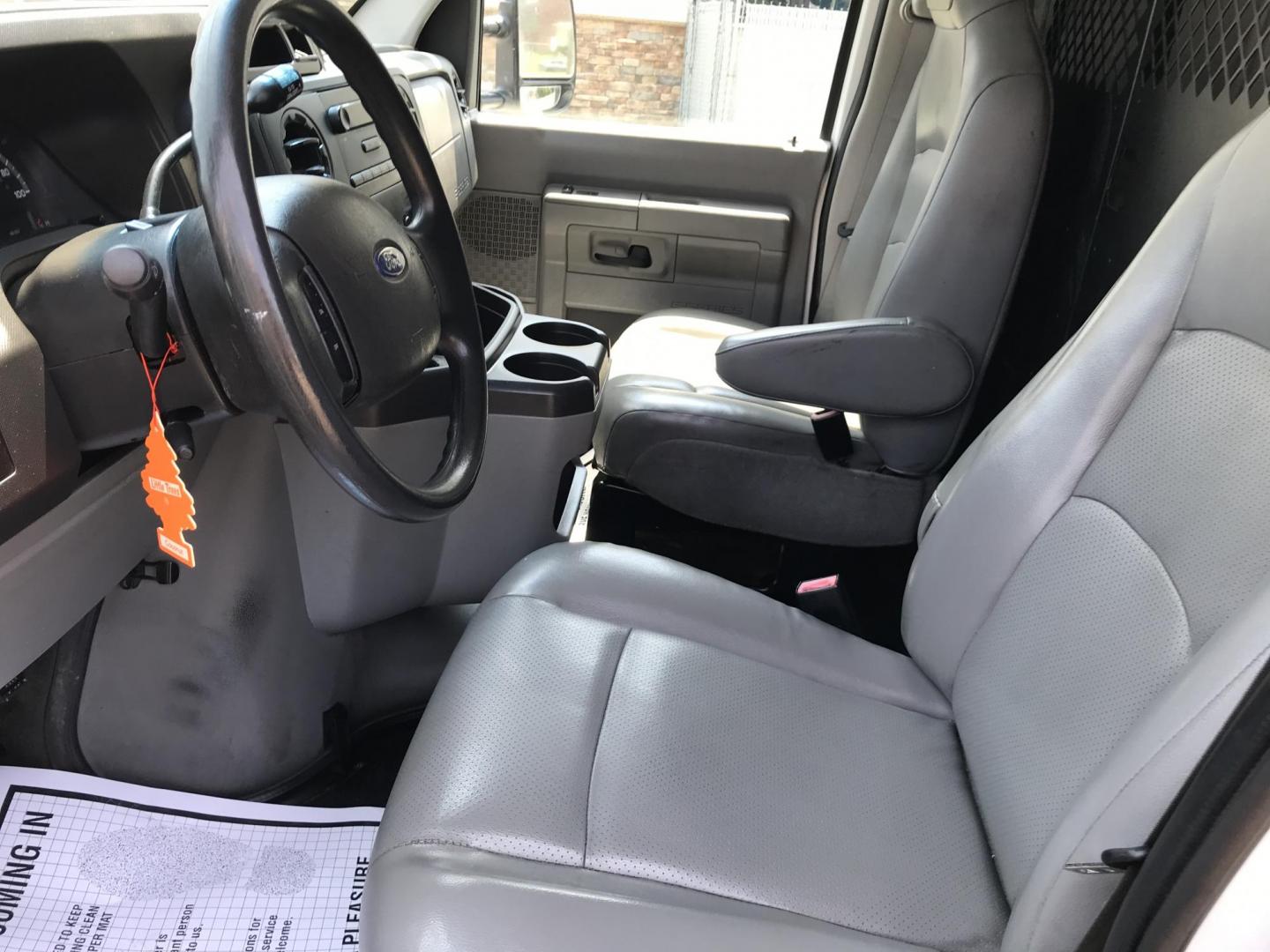 2013 White /Gray Ford E-Series Van E-350 Super Duty Extended (1FTSS3EL7DD) with an 5.4L V8 SOHC 16V FFV engine, 6-Speed Automatic transmission, located at 577 Chester Pike, Prospect Park, PA, 19076, (610) 237-1015, 39.886154, -75.302338 - 2013 Ford E350 Extended Body: No side or rear windows, shelving, new PA inspection, partition, runs LIKE NEW! This vehicle comes inspected and has been given a bumper to bumper safety check. It is very clean, reliable, and well maintained. We offer a unique pay plan that is known for being the ea - Photo#10