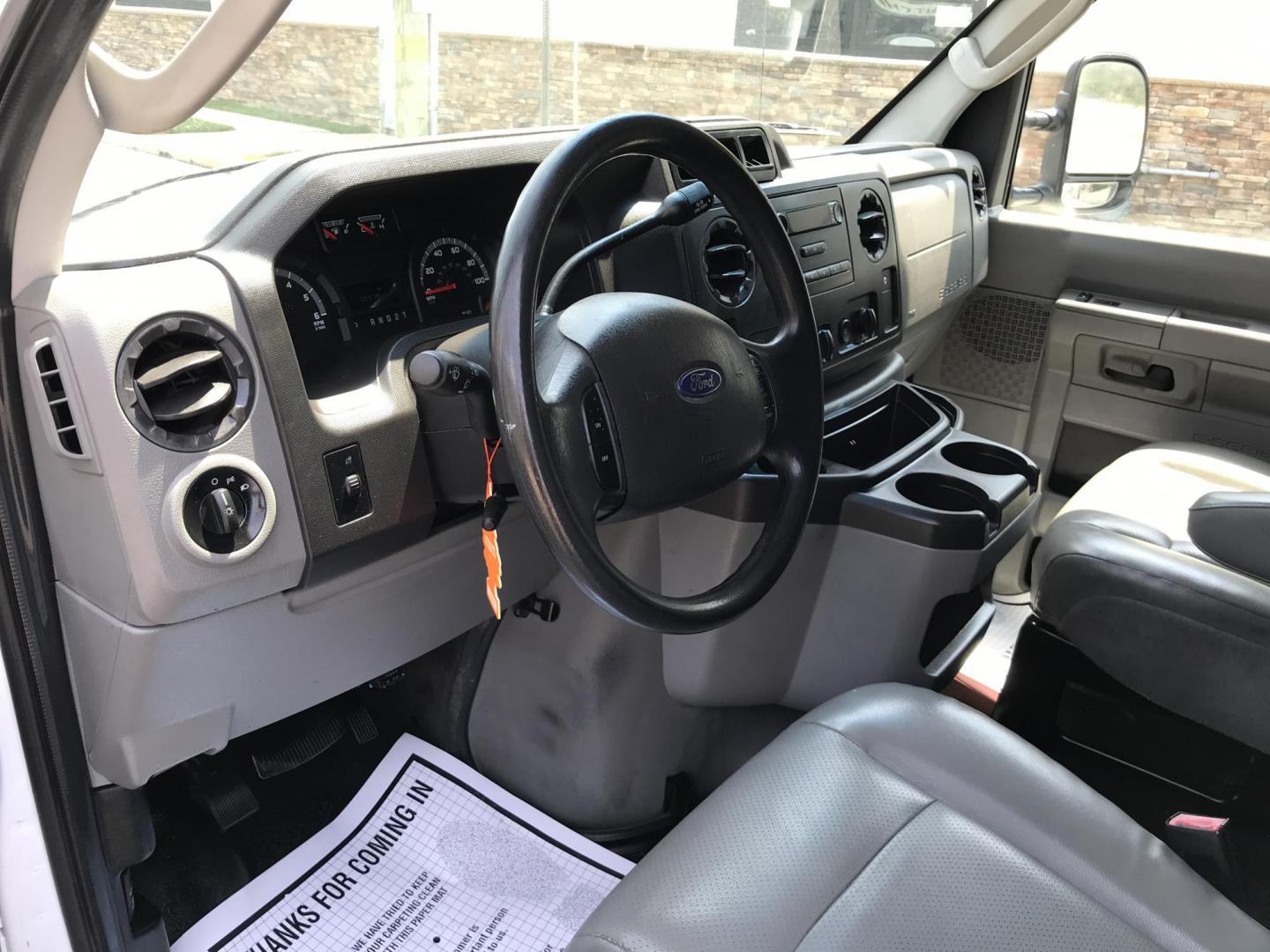 2013 White /Gray Ford E-Series Van E-350 Super Duty Extended (1FTSS3EL7DD) with an 5.4L V8 SOHC 16V FFV engine, 6-Speed Automatic transmission, located at 577 Chester Pike, Prospect Park, PA, 19076, (610) 237-1015, 39.886154, -75.302338 - 2013 Ford E350 Extended Body: No side or rear windows, shelving, new PA inspection, partition, runs LIKE NEW! This vehicle comes inspected and has been given a bumper to bumper safety check. It is very clean, reliable, and well maintained. We offer a unique pay plan that is known for being the ea - Photo#12
