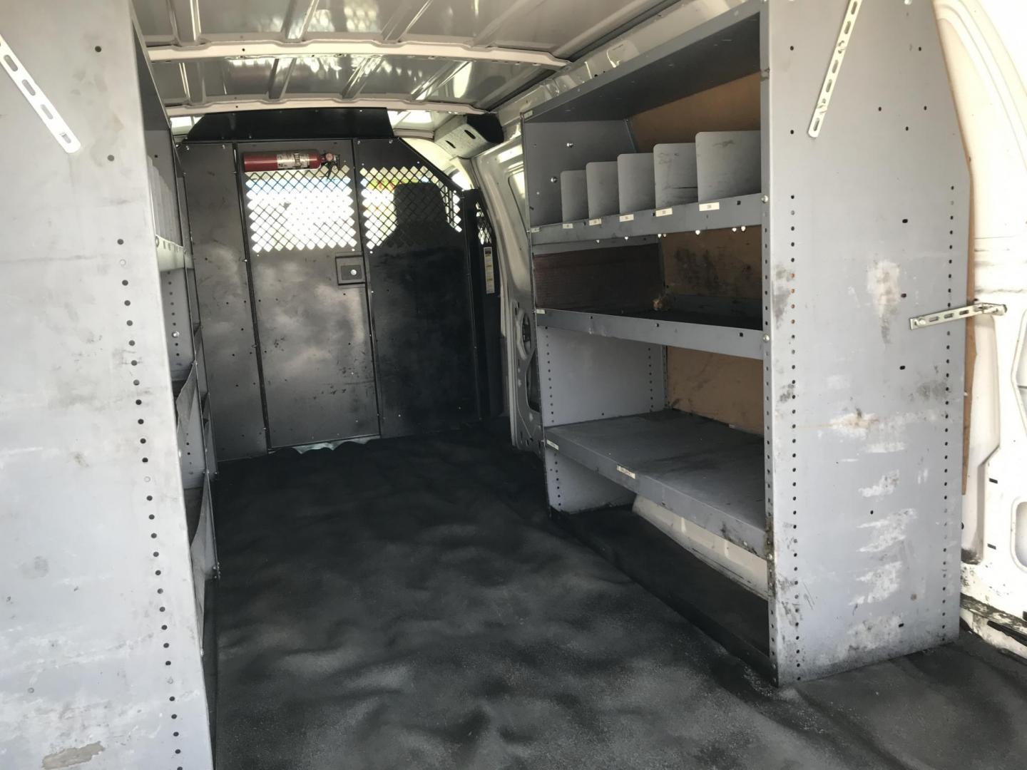 2013 White /Gray Ford E-Series Van E-350 Super Duty Extended (1FTSS3EL7DD) with an 5.4L V8 SOHC 16V FFV engine, 6-Speed Automatic transmission, located at 577 Chester Pike, Prospect Park, PA, 19076, (610) 237-1015, 39.886154, -75.302338 - 2013 Ford E350 Extended Body: No side or rear windows, shelving, new PA inspection, partition, runs LIKE NEW! This vehicle comes inspected and has been given a bumper to bumper safety check. It is very clean, reliable, and well maintained. We offer a unique pay plan that is known for being the ea - Photo#18