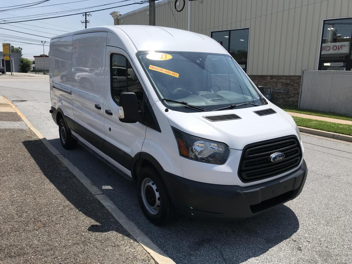 2017 White /Gray Ford Transit 250 Van Med. Roof w/Sliding Pass. 148-in. WB (1FTYR2CM3HK) with an 3.7L V6 DOHC 24V engine, 6A transmission, located at 577 Chester Pike, Prospect Park, PA, 19076, (610) 237-1015, 39.886154, -75.302338 - 2017 Ford Transit 250 Medium Roof: Multiple pieces of shelving, work bench, partition, new PA inspection, FLEET MAINTAINED! This vehicle comes inspected and has been given a bumper to bumper safety check. It is very clean, reliable, and well maintained. We offer a unique pay plan that is known fo - Photo#3