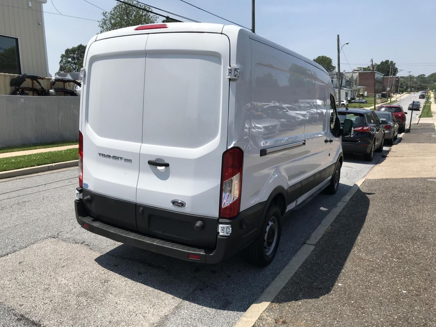 2017 White /Gray Ford Transit 250 Van Med. Roof w/Sliding Pass. 148-in. WB (1FTYR2CM3HK) with an 3.7L V6 DOHC 24V engine, 6A transmission, located at 577 Chester Pike, Prospect Park, PA, 19076, (610) 237-1015, 39.886154, -75.302338 - 2017 Ford Transit 250 Medium Roof: Multiple pieces of shelving, work bench, partition, new PA inspection, FLEET MAINTAINED! This vehicle comes inspected and has been given a bumper to bumper safety check. It is very clean, reliable, and well maintained. We offer a unique pay plan that is known fo - Photo#4