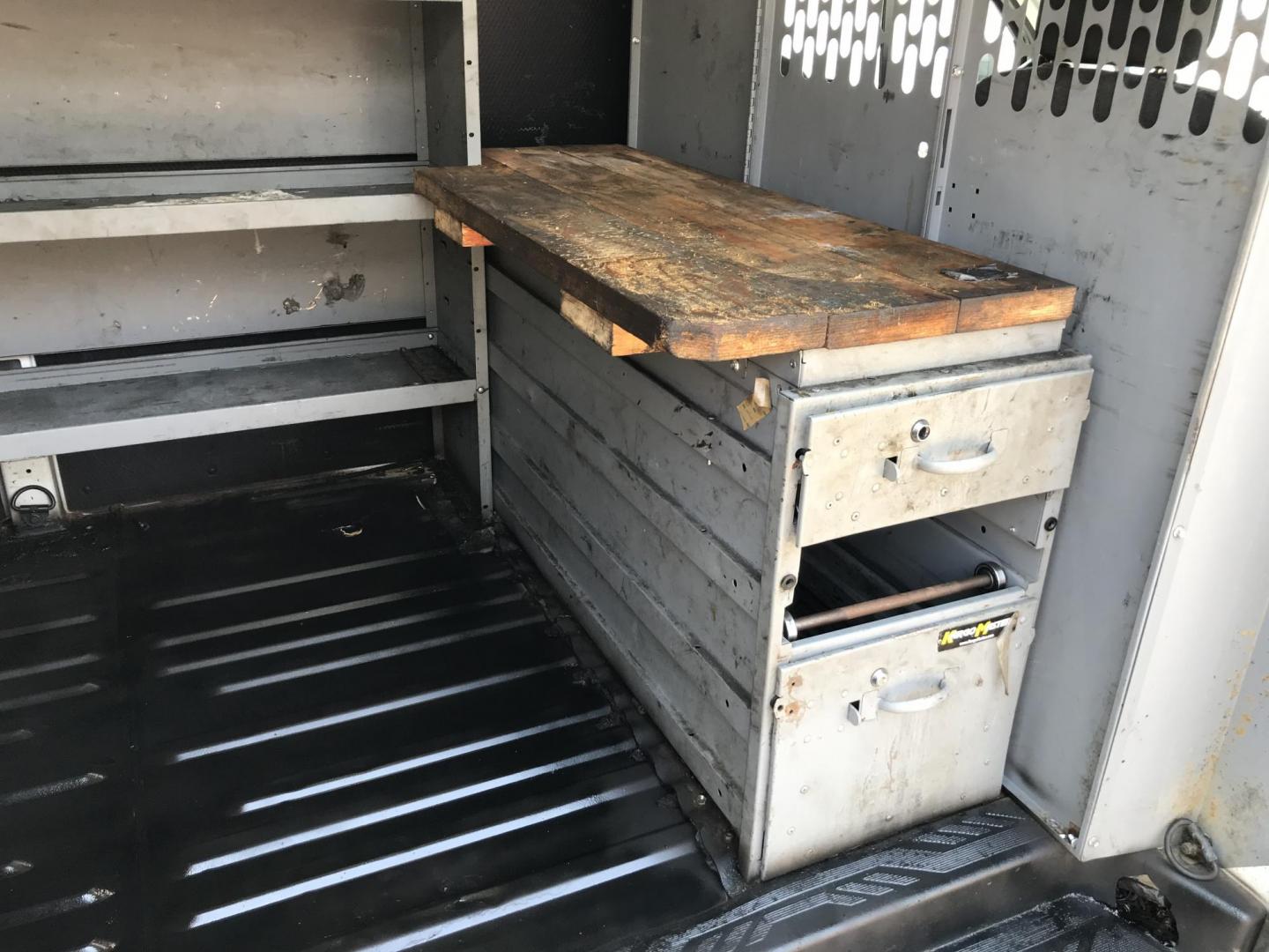 2017 White /Gray Ford Transit 250 Van Med. Roof w/Sliding Pass. 148-in. WB (1FTYR2CM3HK) with an 3.7L V6 DOHC 24V engine, 6A transmission, located at 577 Chester Pike, Prospect Park, PA, 19076, (610) 237-1015, 39.886154, -75.302338 - 2017 Ford Transit 250 Medium Roof: Multiple pieces of shelving, work bench, partition, new PA inspection, FLEET MAINTAINED! This vehicle comes inspected and has been given a bumper to bumper safety check. It is very clean, reliable, and well maintained. We offer a unique pay plan that is known fo - Photo#18