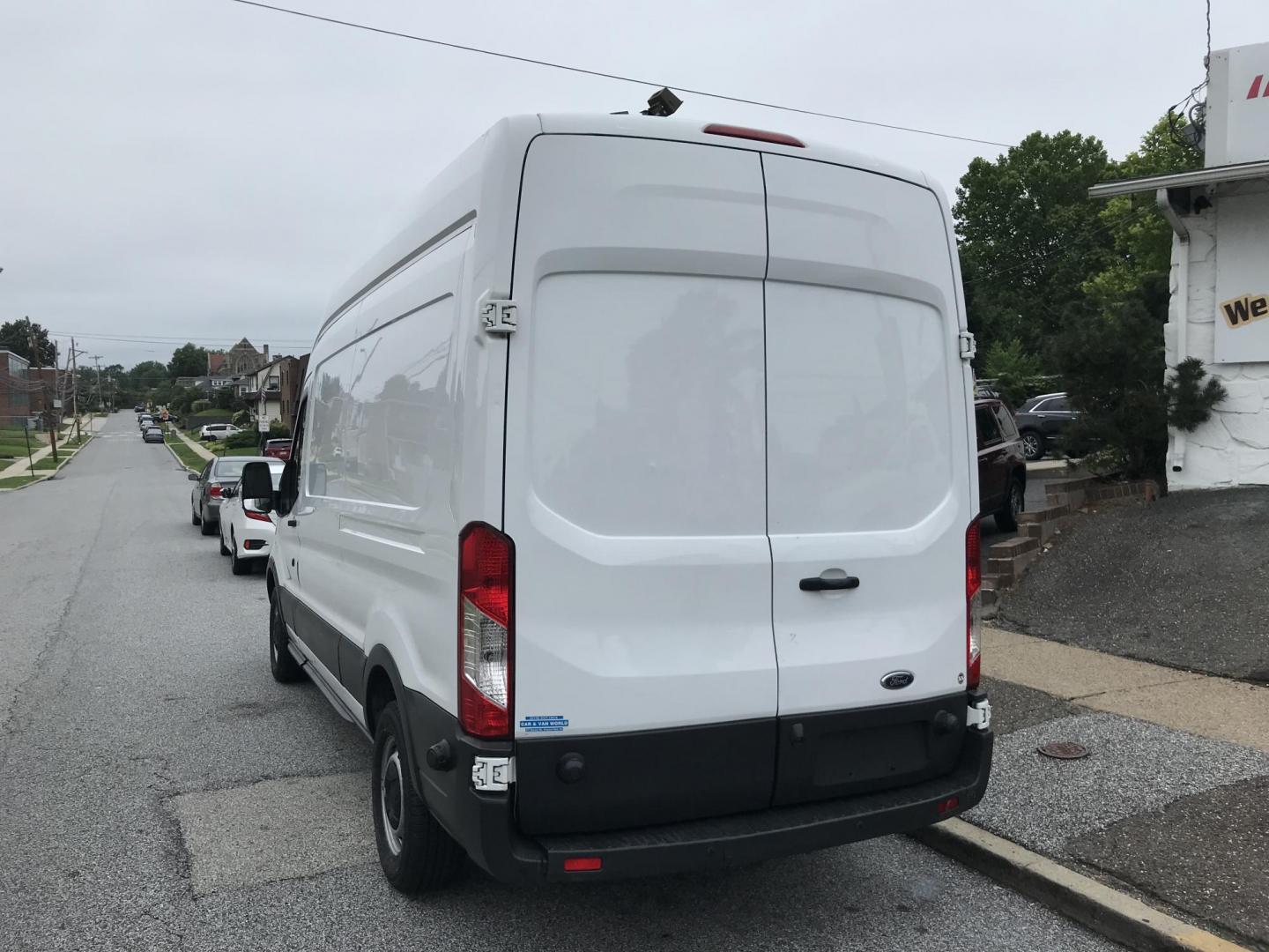 2016 White /Gray Ford Transit 350 Van High Roof w/Sliding Pass. 148-in. WB (1FTBW2XM2GK) with an 3.7L V6 DOHC 24V engine, 6A transmission, located at 577 Chester Pike, Prospect Park, PA, 19076, (610) 237-1015, 39.886154, -75.302338 - 2016 Ford Transit 350 High Roof: Has multiple pieces of shelving, 4 new tires, new PA inspection, backup camera, FLEET MAINTAINED! This vehicle comes inspected and has been given a bumper to bumper safety check. It is very clean, reliable, and well maintained. We offer a unique pay plan that is k - Photo#5