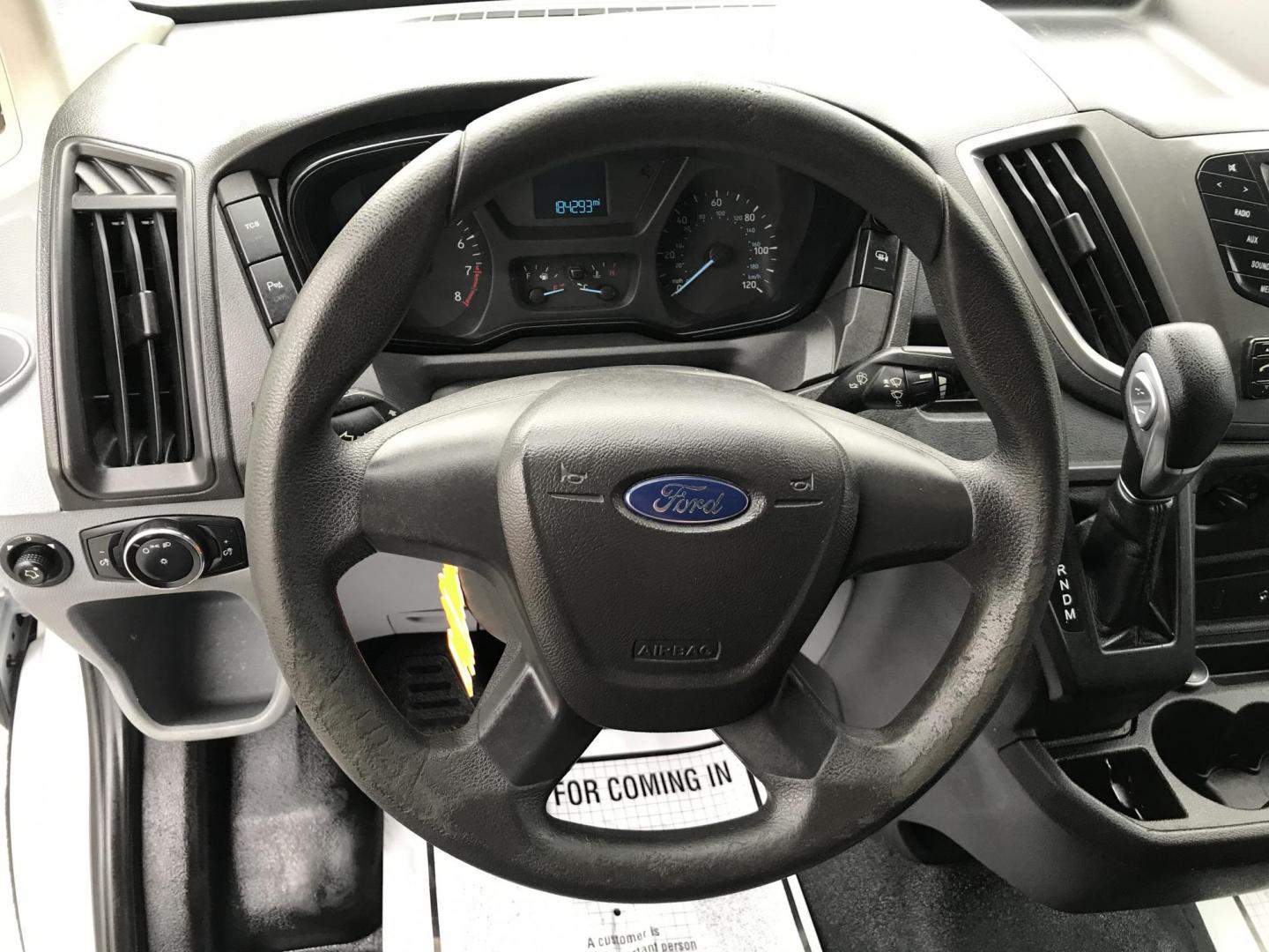2016 White /Gray Ford Transit 350 Van High Roof w/Sliding Pass. 148-in. WB (1FTBW2XM2GK) with an 3.7L V6 DOHC 24V engine, 6A transmission, located at 577 Chester Pike, Prospect Park, PA, 19076, (610) 237-1015, 39.886154, -75.302338 - 2016 Ford Transit 350 High Roof: Has multiple pieces of shelving, 4 new tires, new PA inspection, backup camera, FLEET MAINTAINED! This vehicle comes inspected and has been given a bumper to bumper safety check. It is very clean, reliable, and well maintained. We offer a unique pay plan that is k - Photo#11