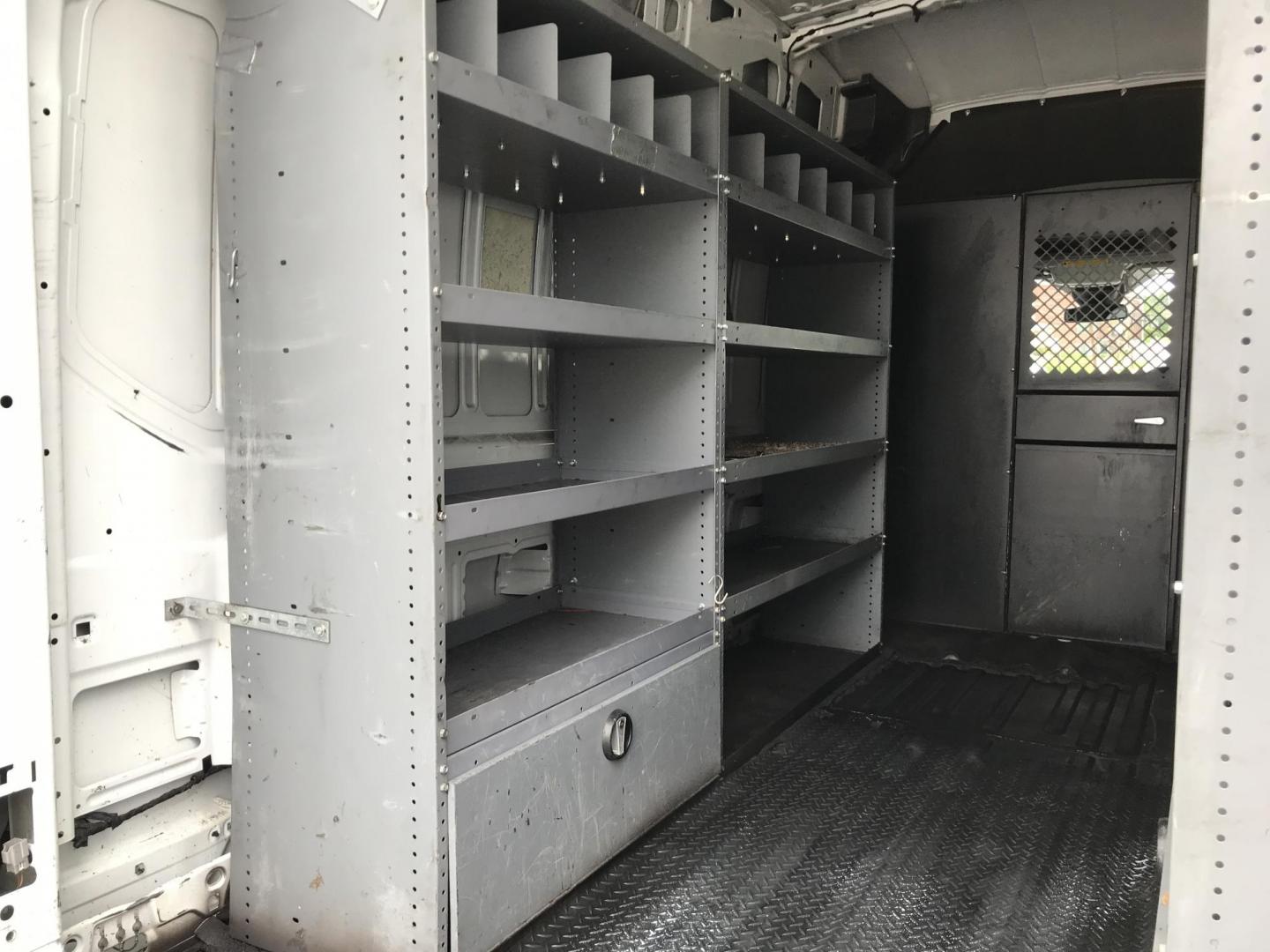 2016 White /Gray Ford Transit 350 Van High Roof w/Sliding Pass. 148-in. WB (1FTBW2XM2GK) with an 3.7L V6 DOHC 24V engine, 6A transmission, located at 577 Chester Pike, Prospect Park, PA, 19076, (610) 237-1015, 39.886154, -75.302338 - 2016 Ford Transit 350 High Roof: Has multiple pieces of shelving, 4 new tires, new PA inspection, backup camera, FLEET MAINTAINED! This vehicle comes inspected and has been given a bumper to bumper safety check. It is very clean, reliable, and well maintained. We offer a unique pay plan that is k - Photo#16