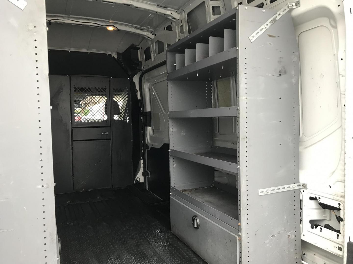 2016 White /Gray Ford Transit 350 Van High Roof w/Sliding Pass. 148-in. WB (1FTBW2XM2GK) with an 3.7L V6 DOHC 24V engine, 6A transmission, located at 577 Chester Pike, Prospect Park, PA, 19076, (610) 237-1015, 39.886154, -75.302338 - 2016 Ford Transit 350 High Roof: Has multiple pieces of shelving, 4 new tires, new PA inspection, backup camera, FLEET MAINTAINED! This vehicle comes inspected and has been given a bumper to bumper safety check. It is very clean, reliable, and well maintained. We offer a unique pay plan that is k - Photo#17