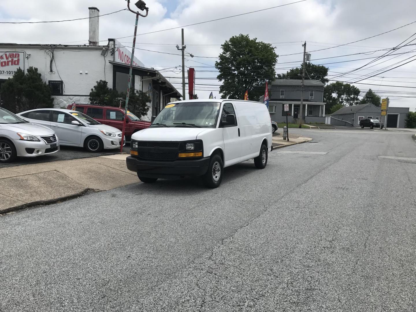 2015 White /Gray Chevrolet Express 2500 Cargo FFV (1GCWGFCG3F1) with an 6.0L V8 OHV 16V FFV engine, 6-Speed Automatic transmission, located at 577 Chester Pike, Prospect Park, PA, 19076, (610) 237-1015, 39.886154, -75.302338 - 2015 Chevrolet Express 2500: Has shelving, partition, new PA inspection, no side or rear windows, runs LIKE NEW! vehicle comes inspected and has been given a bumper to bumper safety check. It is very clean, reliable, and well maintained. We offer a unique pay plan that is known for being the easi - Photo#1