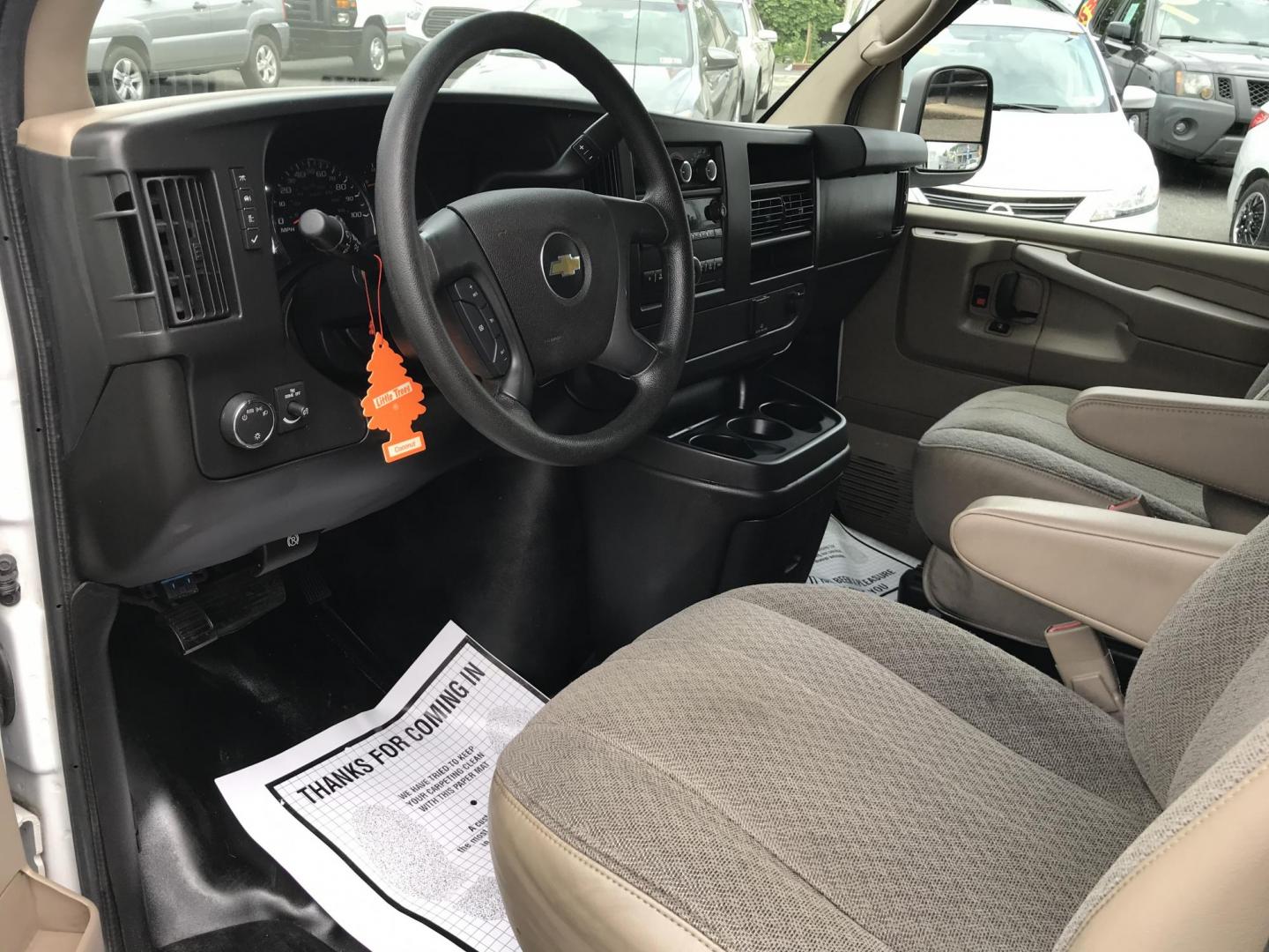 2015 White /Gray Chevrolet Express 2500 Cargo FFV (1GCWGFCG3F1) with an 6.0L V8 OHV 16V FFV engine, 6-Speed Automatic transmission, located at 577 Chester Pike, Prospect Park, PA, 19076, (610) 237-1015, 39.886154, -75.302338 - 2015 Chevrolet Express 2500: Has shelving, partition, new PA inspection, no side or rear windows, runs LIKE NEW! vehicle comes inspected and has been given a bumper to bumper safety check. It is very clean, reliable, and well maintained. We offer a unique pay plan that is known for being the easi - Photo#7