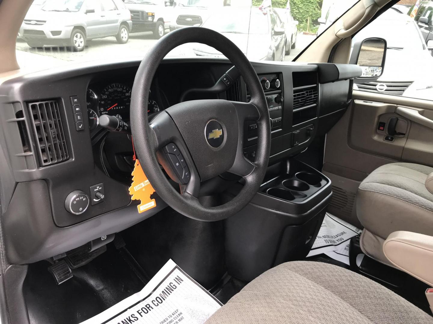 2015 White /Gray Chevrolet Express 2500 Cargo FFV (1GCWGFCG3F1) with an 6.0L V8 OHV 16V FFV engine, 6-Speed Automatic transmission, located at 577 Chester Pike, Prospect Park, PA, 19076, (610) 237-1015, 39.886154, -75.302338 - 2015 Chevrolet Express 2500: Has shelving, partition, new PA inspection, no side or rear windows, runs LIKE NEW! vehicle comes inspected and has been given a bumper to bumper safety check. It is very clean, reliable, and well maintained. We offer a unique pay plan that is known for being the easi - Photo#11