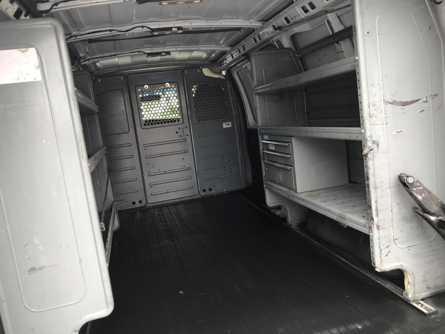 2015 White /Gray Chevrolet Express 2500 Cargo FFV (1GCWGFCG3F1) with an 6.0L V8 OHV 16V FFV engine, 6-Speed Automatic transmission, located at 577 Chester Pike, Prospect Park, PA, 19076, (610) 237-1015, 39.886154, -75.302338 - 2015 Chevrolet Express 2500: Has shelving, partition, new PA inspection, no side or rear windows, runs LIKE NEW! vehicle comes inspected and has been given a bumper to bumper safety check. It is very clean, reliable, and well maintained. We offer a unique pay plan that is known for being the easi - Photo#16