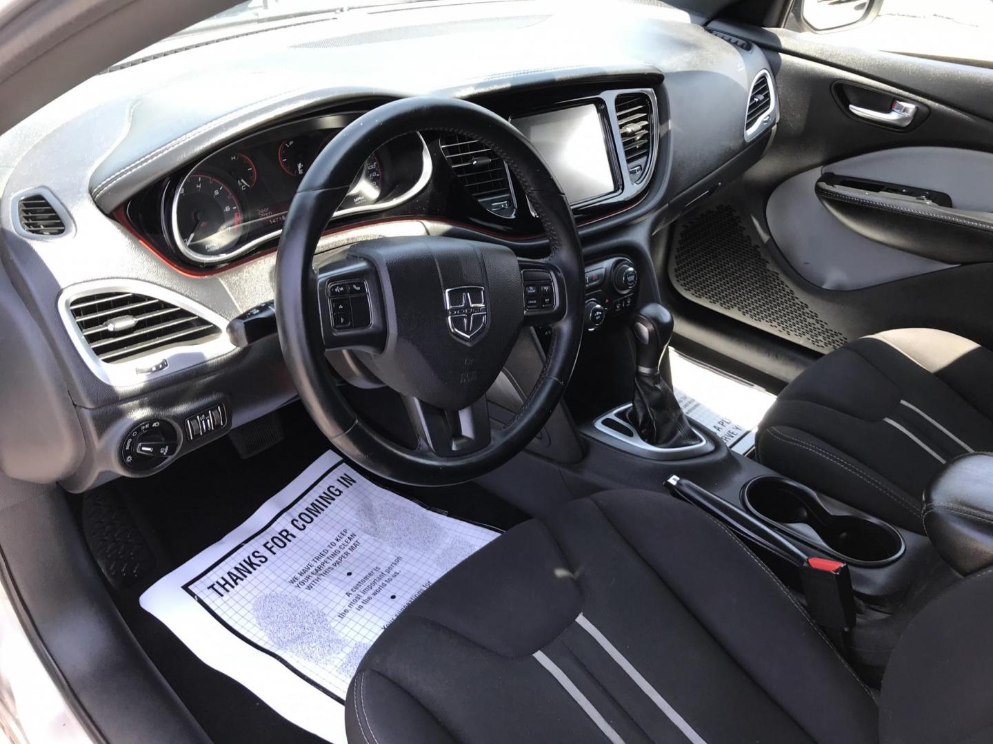 2014 Silver /Black Dodge Dart SXT (1C3CDFBB5ED) with an 2.4L L4 DOHC 16V engine, Automatic transmission, located at 577 Chester Pike, Prospect Park, PA, 19076, (610) 237-1015, 39.886154, -75.302338 - 2014 Dodge Dart SXT: Backup camera, new PA inspection, great on gas, SUPER CLEAN, runs LIKE NEW! This vehicle comes inspected and has been given a bumper to bumper safety check. It is very clean, reliable, and well maintained. We offer a unique pay plan that is known for being the easiest and fas - Photo#10