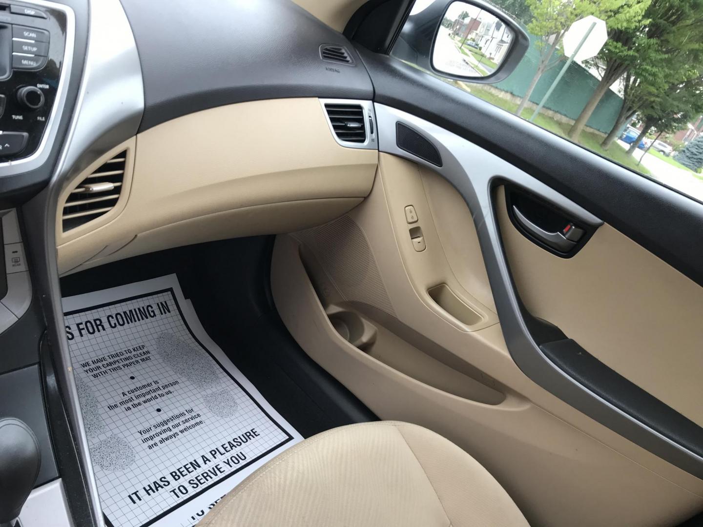 2013 White /Tan Hyundai Elantra GLS (5NPDH4AE7DH) with an 1.8L L4 DOHC 16V engine, 6-Speed Automatic transmission, located at 577 Chester Pike, Prospect Park, PA, 19076, (610) 237-1015, 39.886154, -75.302338 - 2013 Hyundai Elantra GLS: Great on gas, new PA inspection, SUPER CLEAN, runs LIKE NEW! This vehicle comes inspected and has been given a bumper to bumper safety check. It is very clean, reliable, and well maintained. We offer a unique pay plan that is known for being the easiest and fastest finan - Photo#14